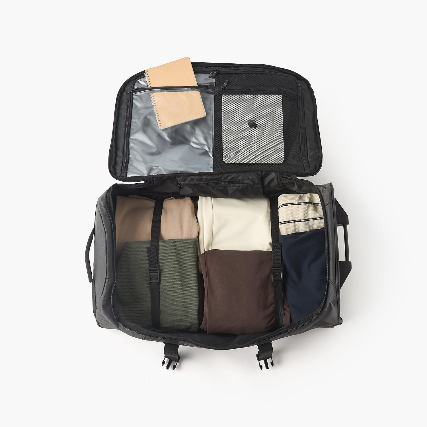 شنطة دافل بسحاب إغلاق وبمقبض سحب وطبعات من كابا-travel-luggagesandbags-dufflebags-image-10