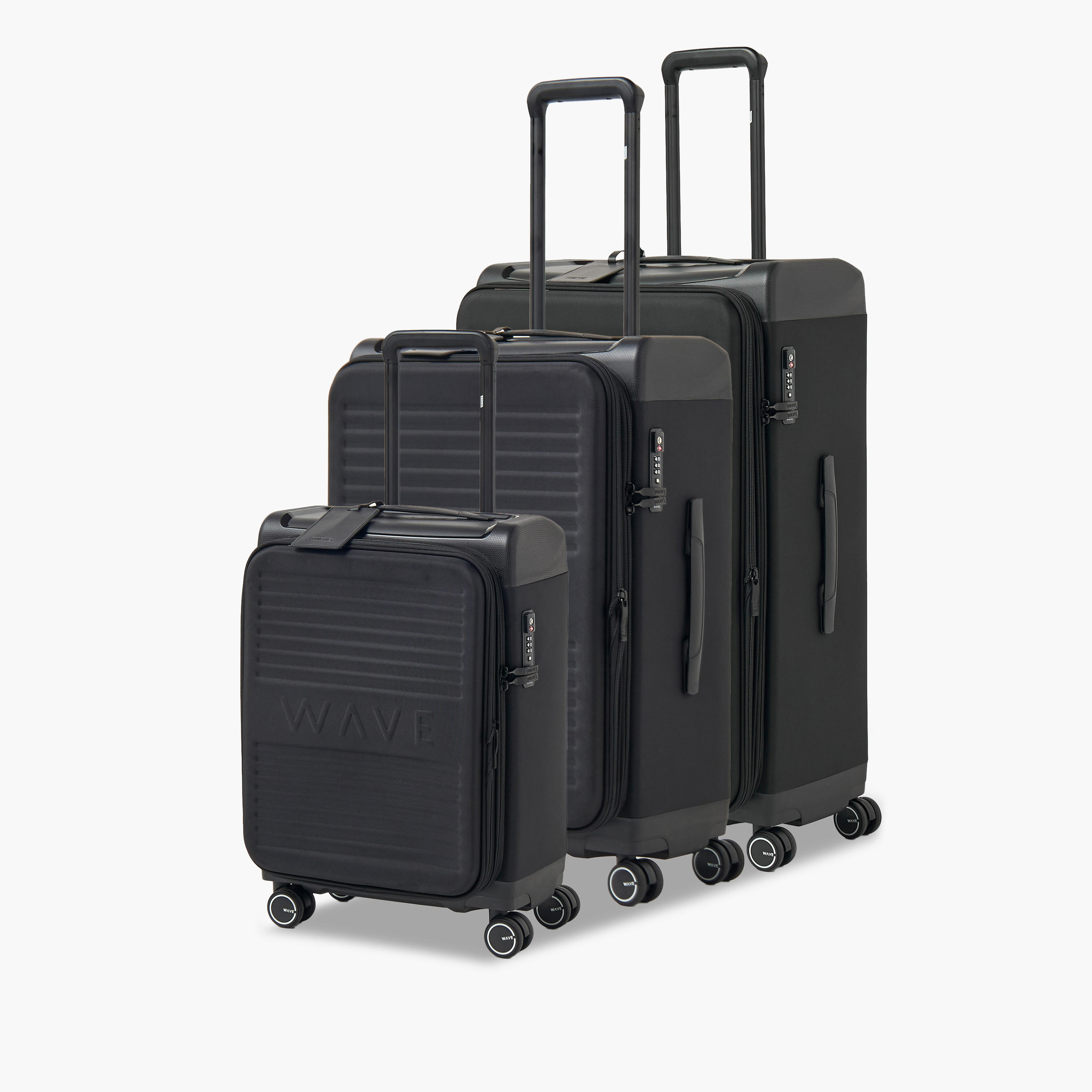 WAVE Textured Softcase Luggage Trolley with Retractable Handle - 28 inches Check-In Bag-travel-luggagesandbags-luggage-image-13