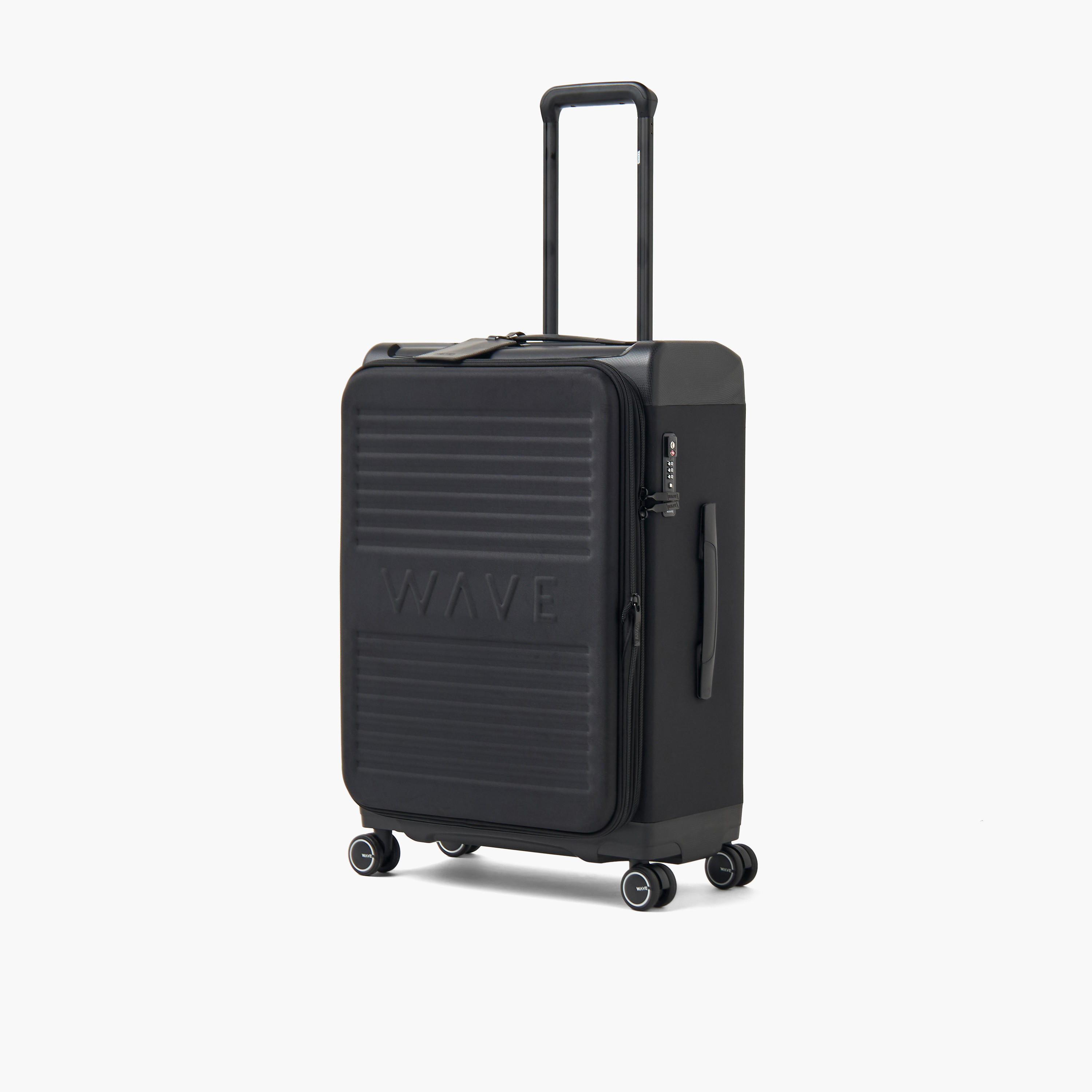 WAVE Textured Softcase Luggage Trolley with Retractable Handle - 28 inches Check-In Bag-travel-luggagesandbags-luggage-image-11