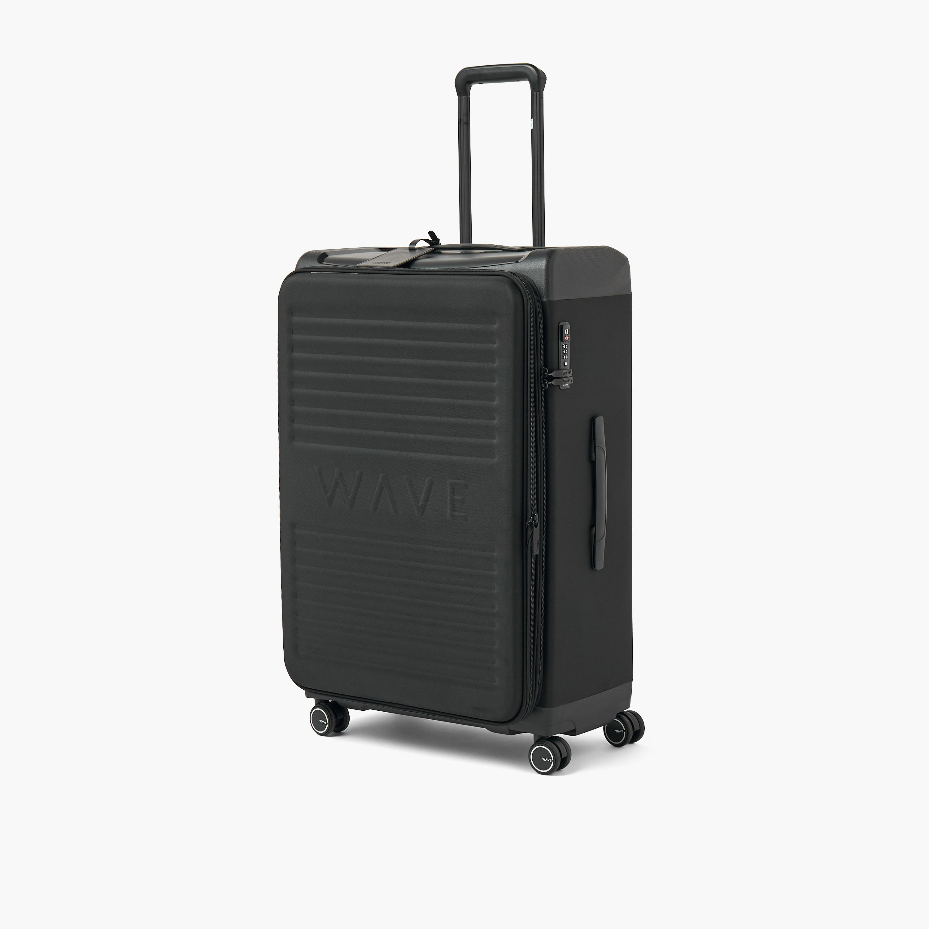 WAVE Textured Softcase Luggage Trolley with Retractable Handle - 28 inches Check-In Bag-travel-luggagesandbags-luggage-image-1