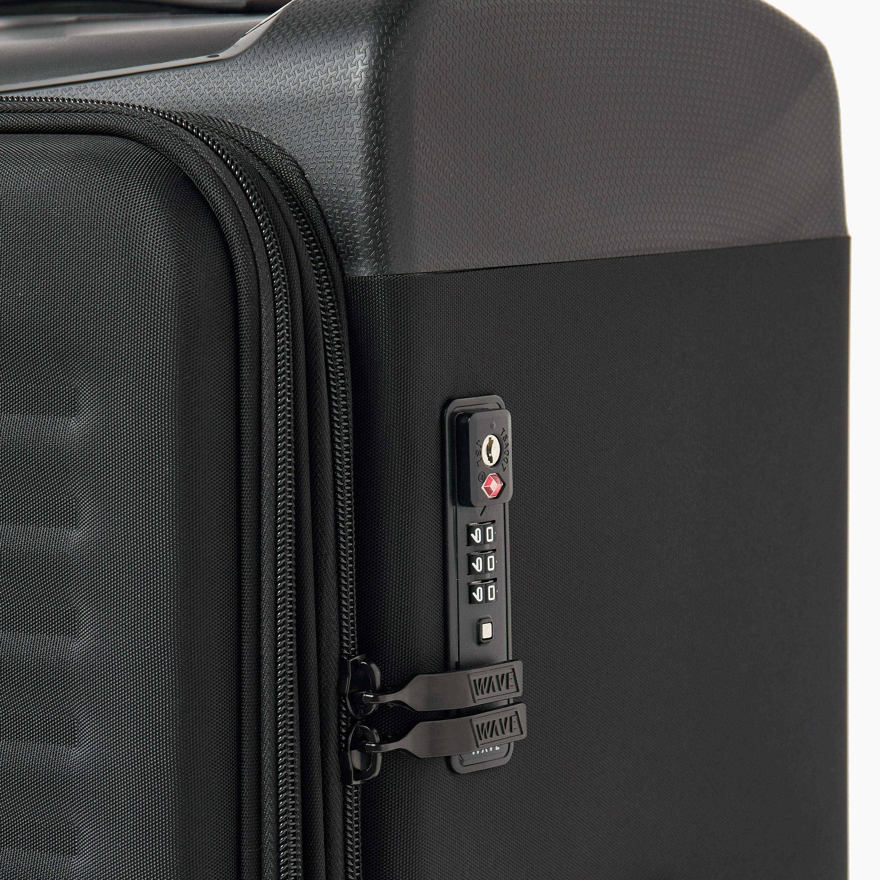 WAVE Textured Softcase Luggage Trolley with Retractable Handle - 28 inches Check-In Bag-travel-luggagesandbags-luggage-image-4