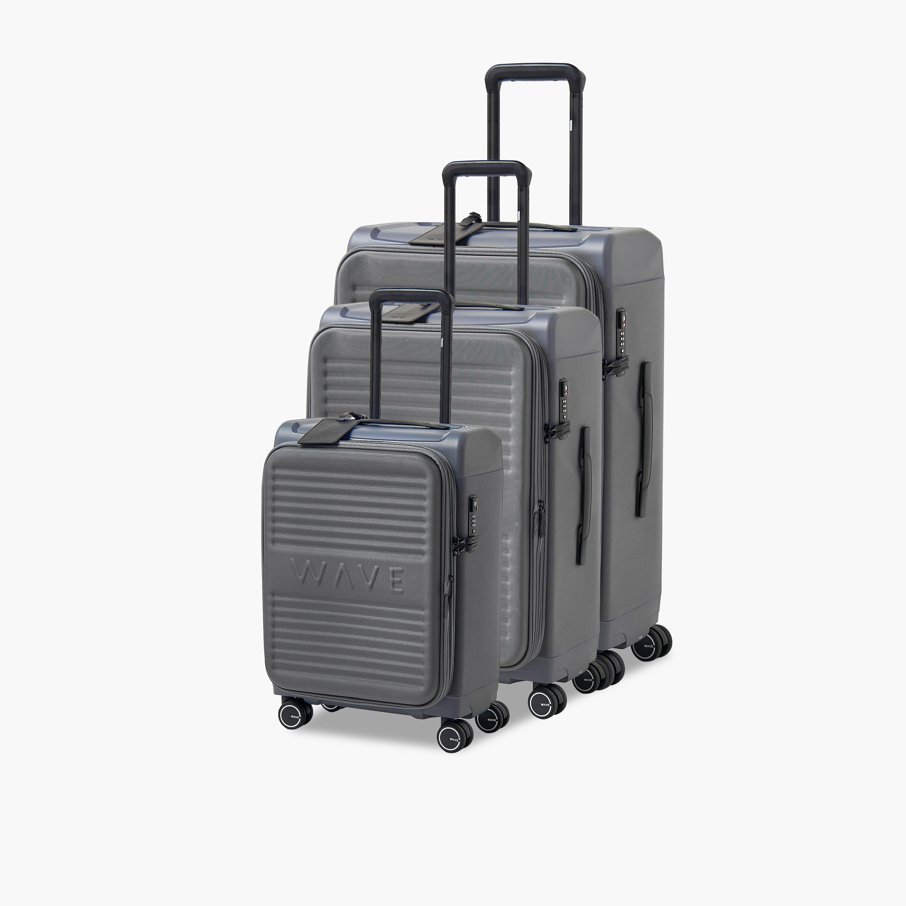 WAVE Textured Softcase Luggage Trolley with Retractable Handle - 28 inches Check-In Bag-travel-luggagesandbags-luggage-image-12