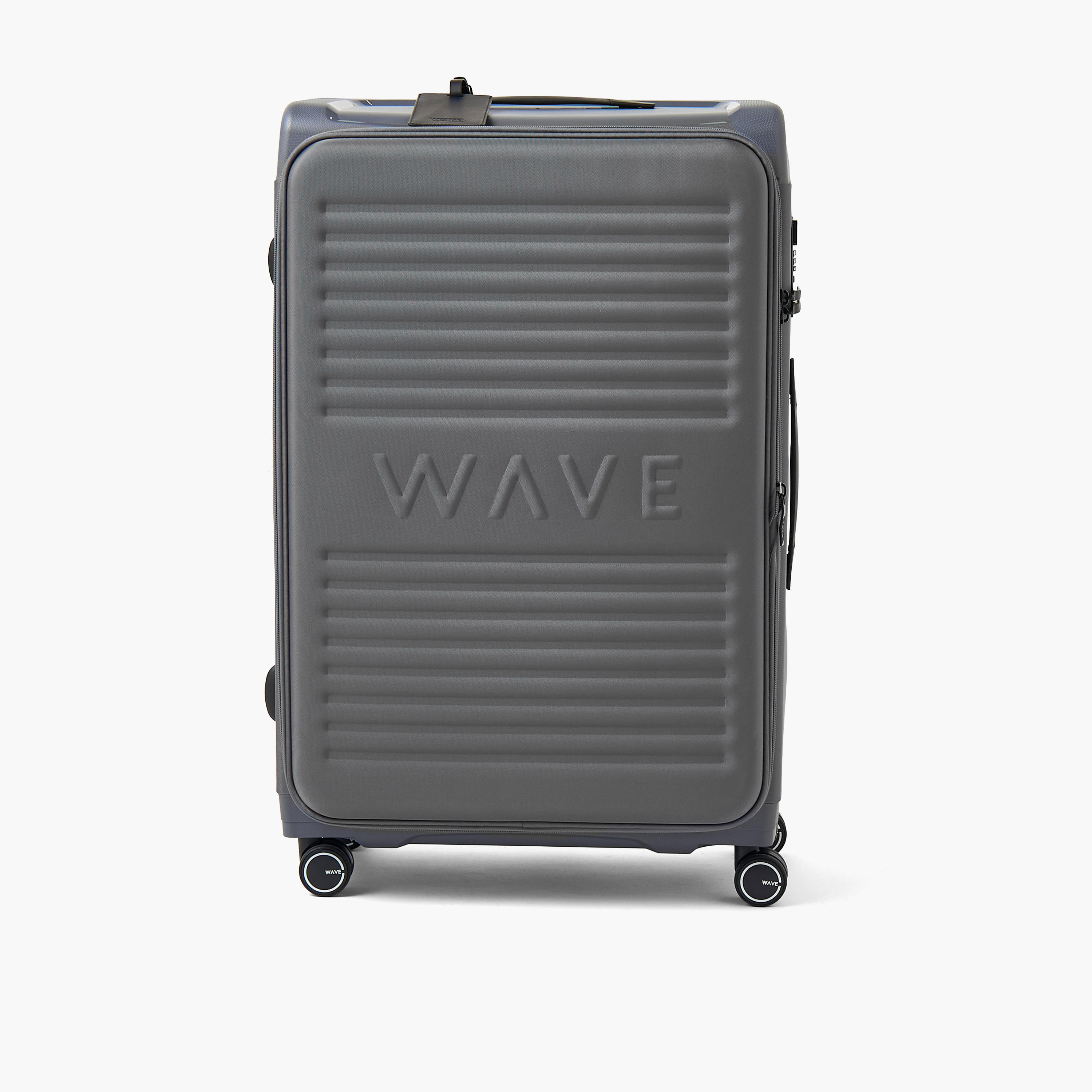 WAVE Textured Softcase Luggage Trolley with Retractable Handle - 28 inches Check-In Bag-travel-luggagesandbags-luggage-image-2