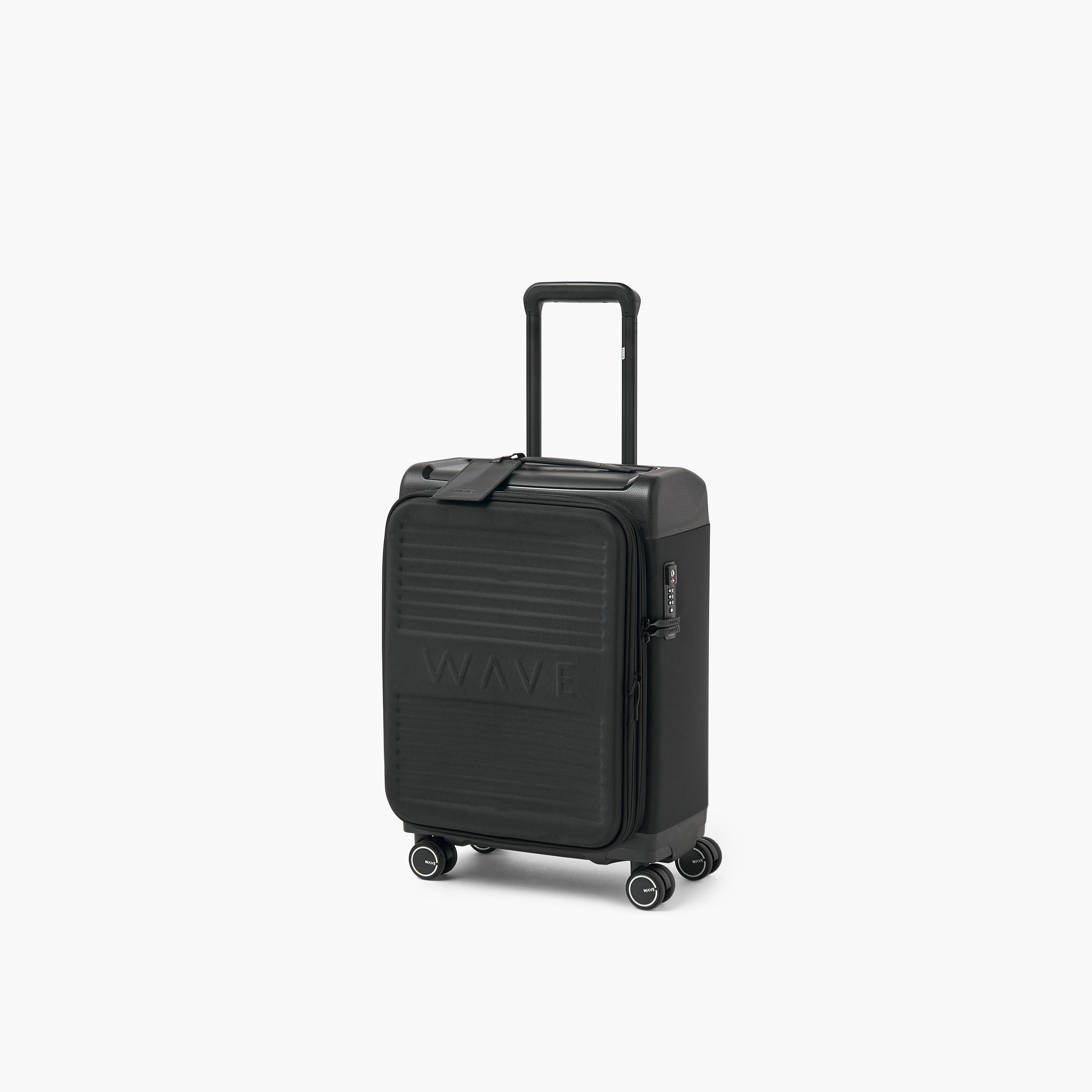 WAVE Textured Softcase Luggage Trolley with Retractable Handle - 24 inches Check-In Bag-travel-luggagesandbags-luggage-image-10