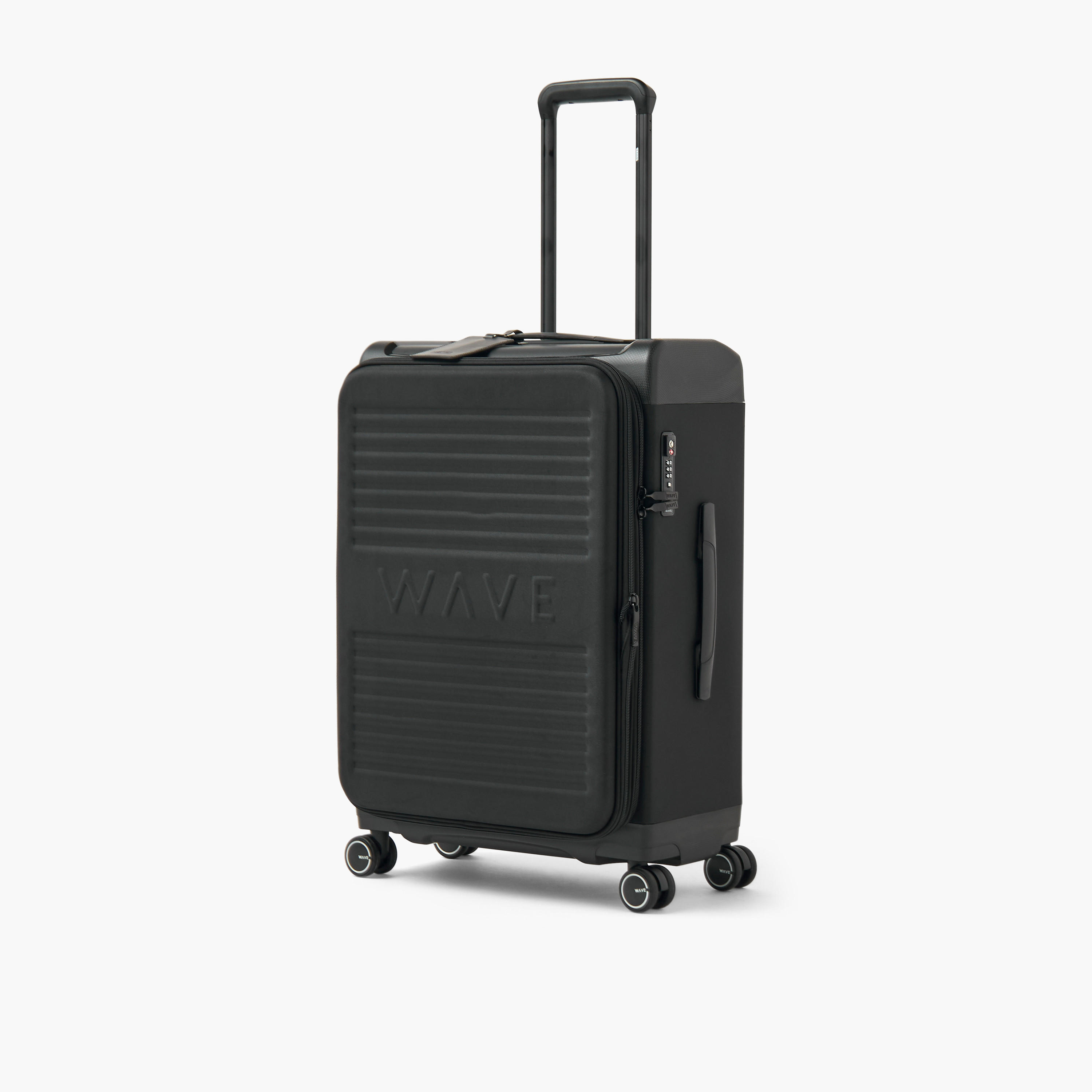 WAVE Textured Softcase Luggage Trolley with Retractable Handle - 24 inches Check-In Bag-travel-luggagesandbags-luggage-image-1