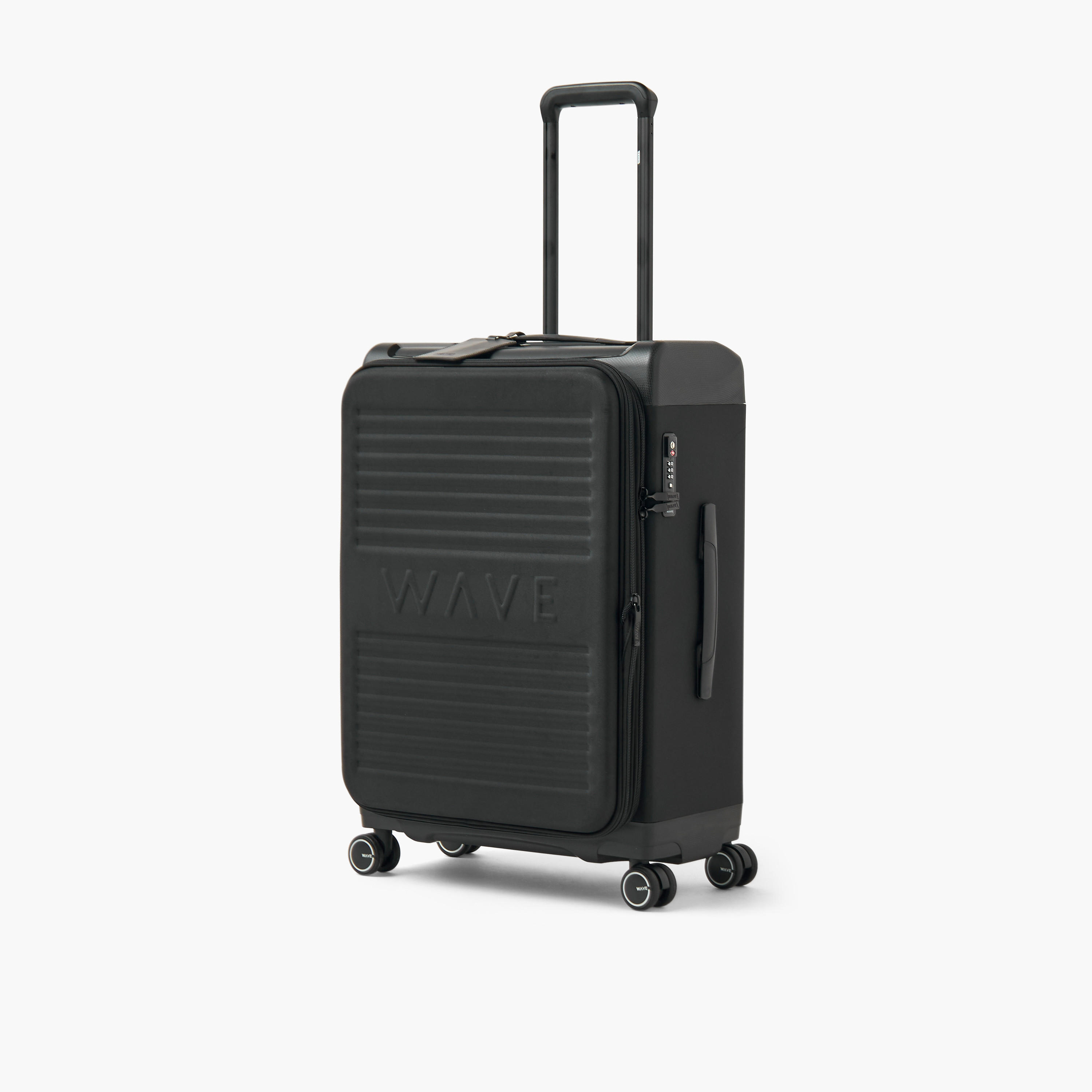 WAVE Textured Softcase Luggage Trolley with Retractable Handle - 24 inches Check-In Bag-travel-luggagesandbags-luggage-image-12