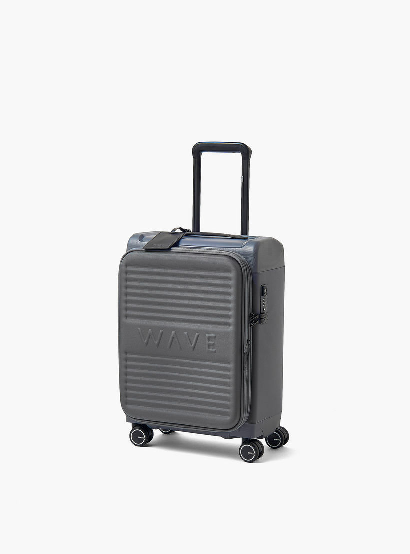 شنطة ترولي مرنة بملمس بارز ومقبض قابل للسحب من ويف - 24 بوصة للشحن-travel-luggagesandbags-luggage-image-10