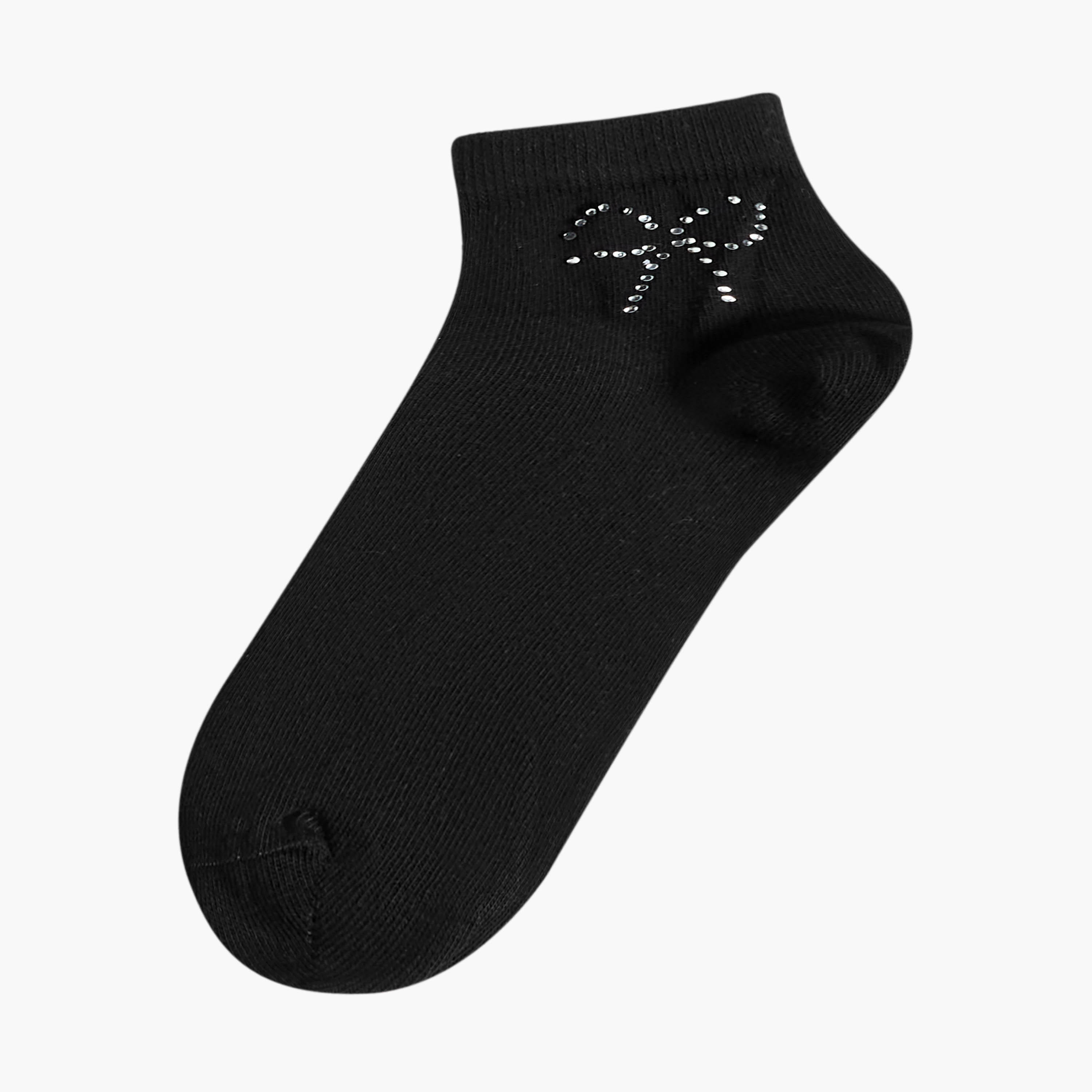 Celeste Pack of 2 Ankle Length Cotton Socks-women-socksandstockings-image-2
