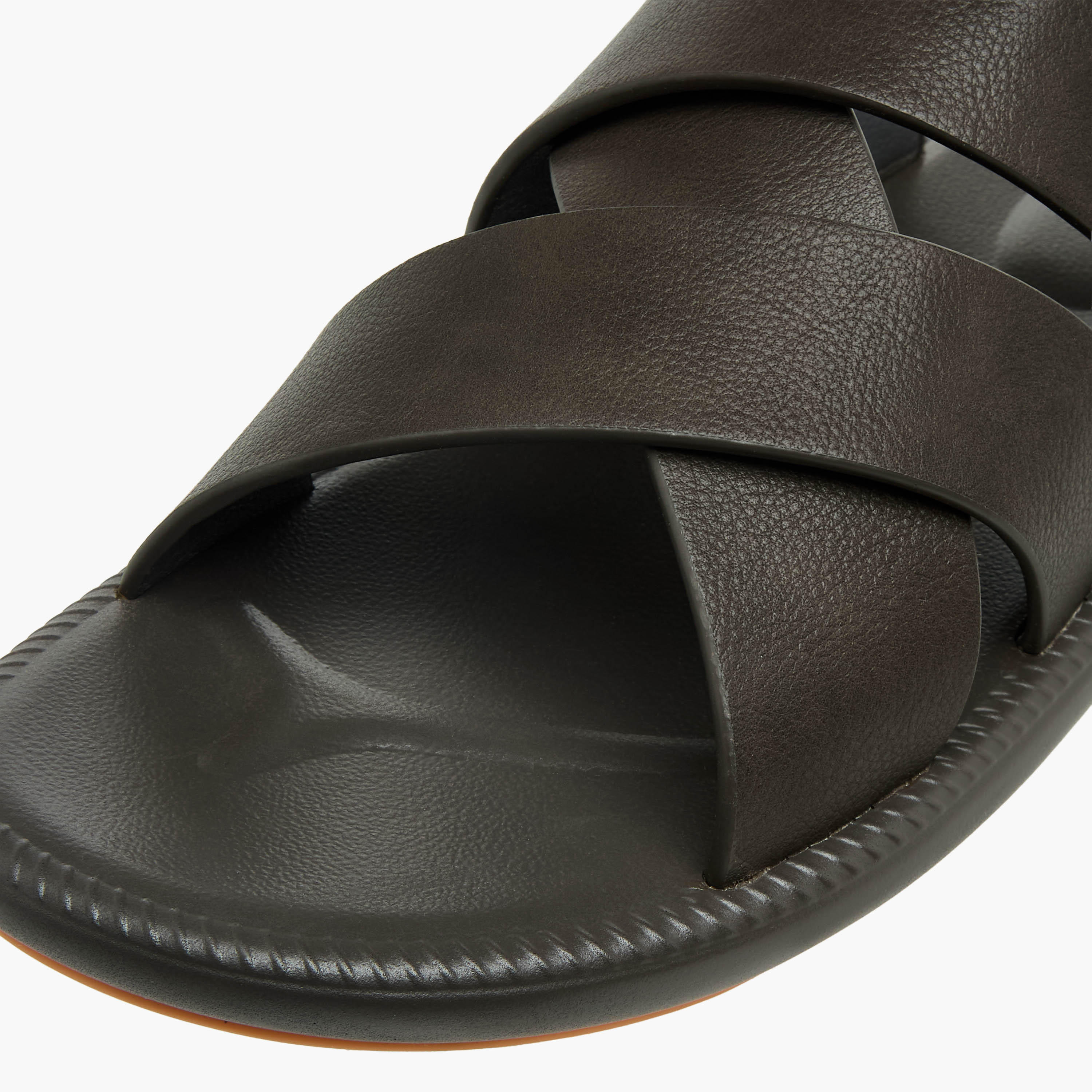 صندل عربي سهل الارتداء للرجال من إل بي إل من شو إكسبريس-men-shoes-sandals-image-1