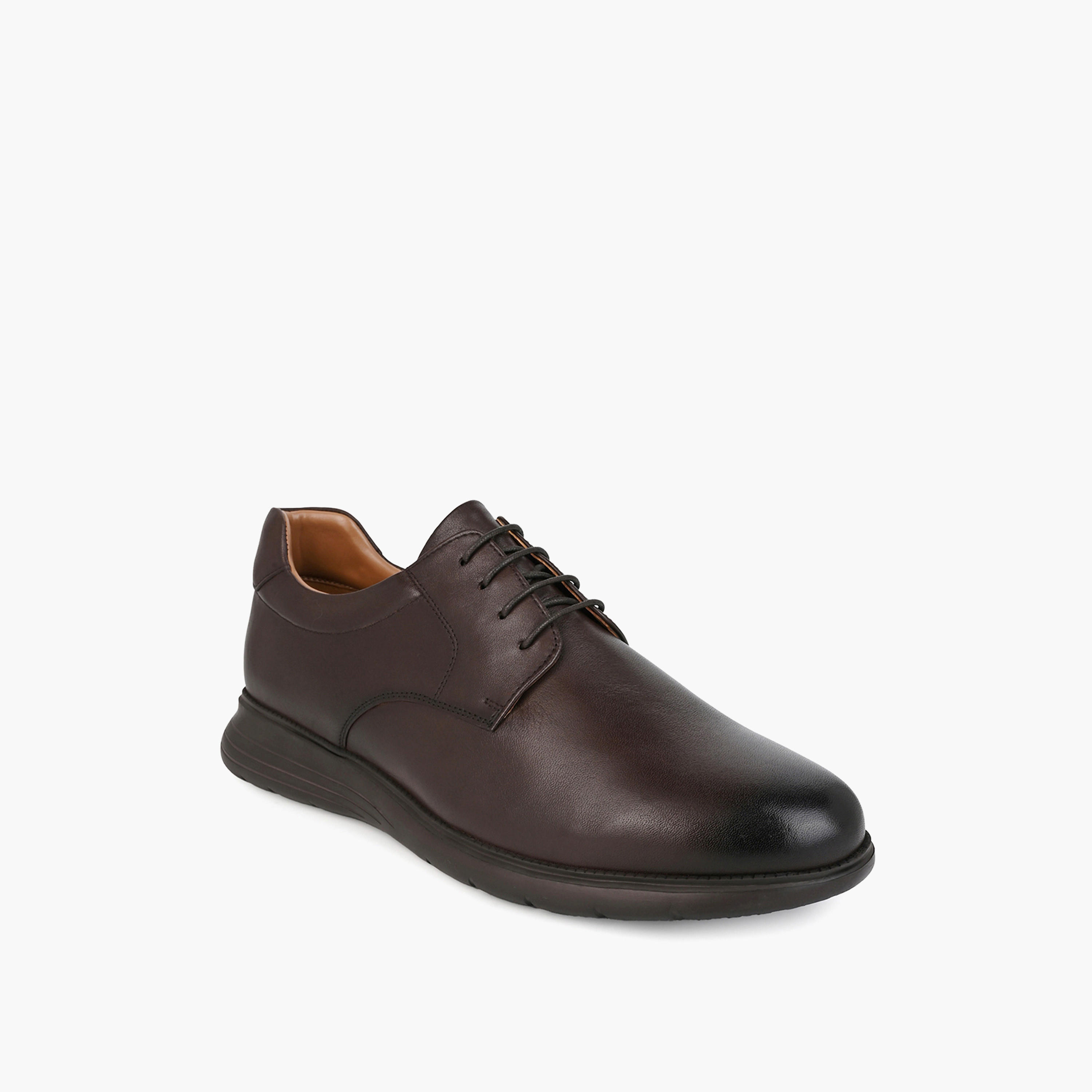 LBL by Shoexpress Men Leather Lace-Up Derby Shoes-men-shoes-formalshoes-image-2