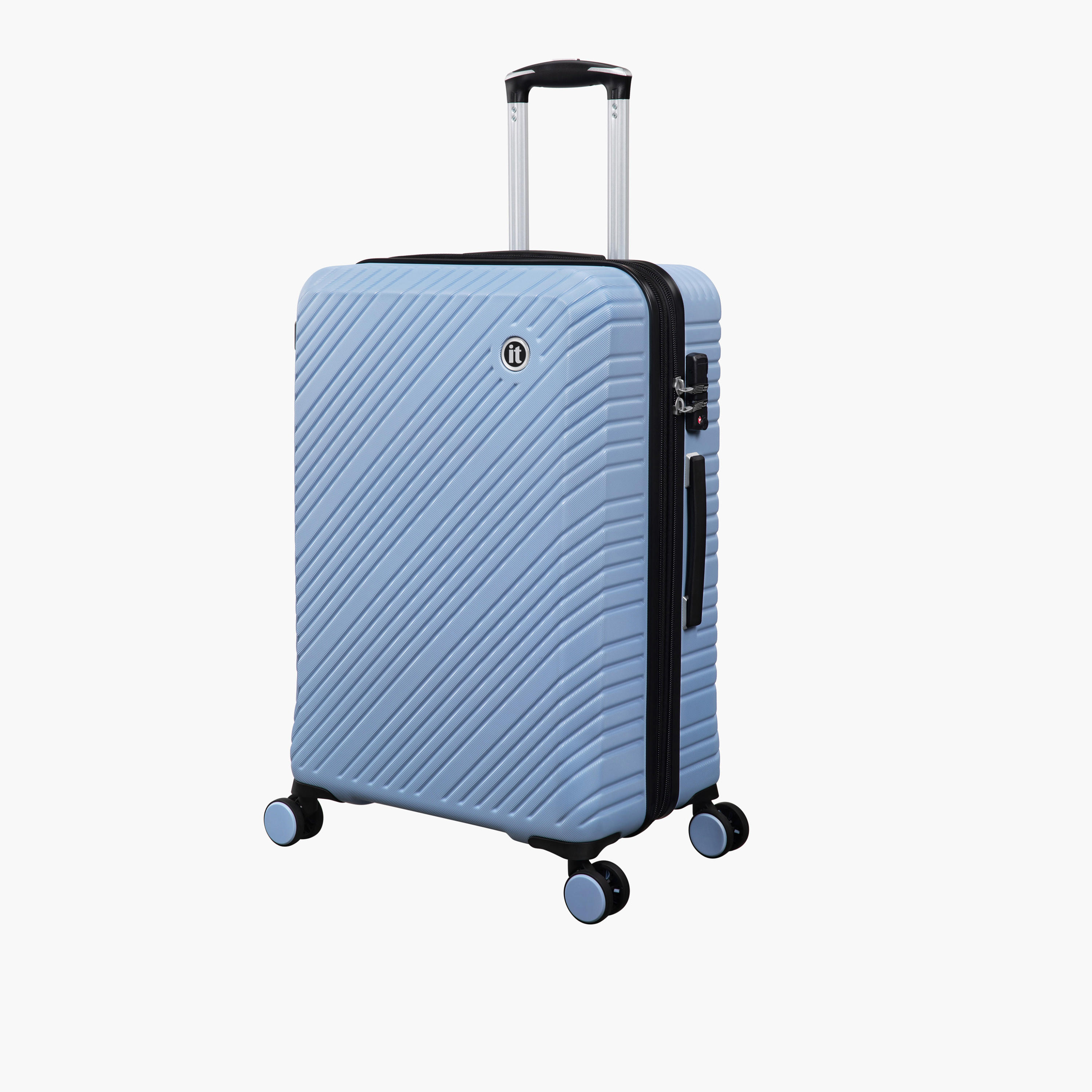 شنطة أمتعة ترولي صلبة بارزة الملمس بمقبض قابل للسحب من آي تي - 24 بوصة للطائرة-travel-luggagesandbags-luggage-image-2