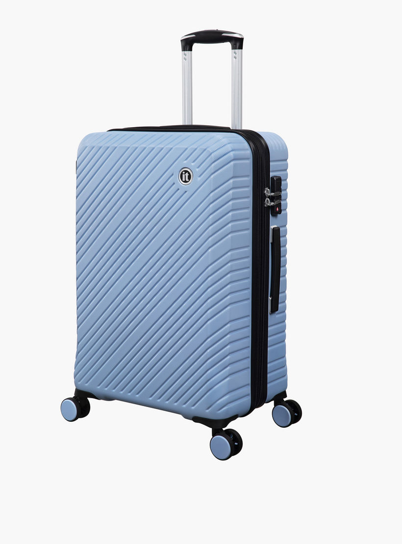 شنطة أمتعة ترولي صلبة بارزة الملمس بمقبض قابل للسحب من آي تي - 24 بوصة للطائرة-travel-luggagesandbags-luggage-image-2