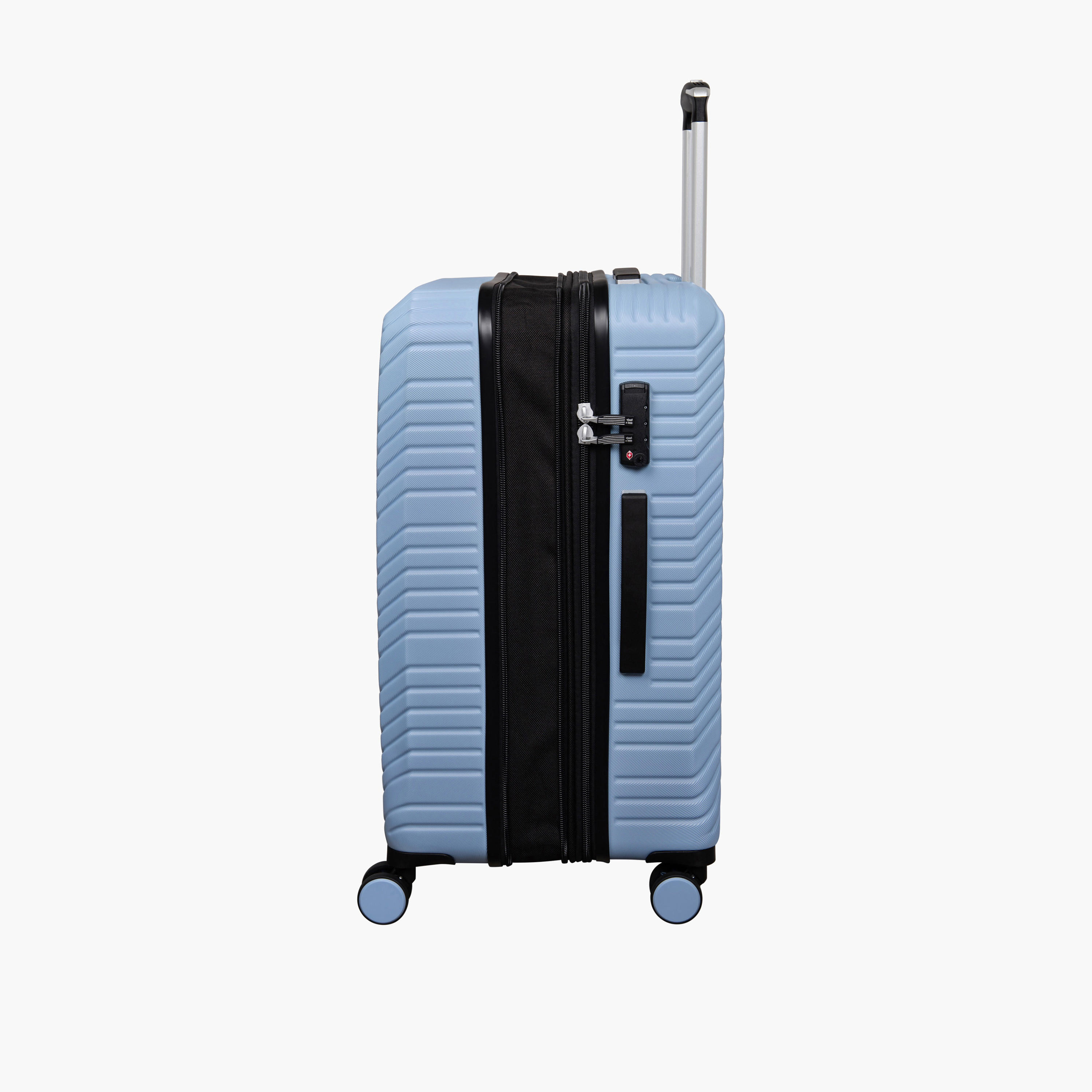 شنطة أمتعة ترولي صلبة بارزة الملمس بمقبض قابل للسحب من آي تي - 24 بوصة للطائرة-travel-luggagesandbags-luggage-image-3