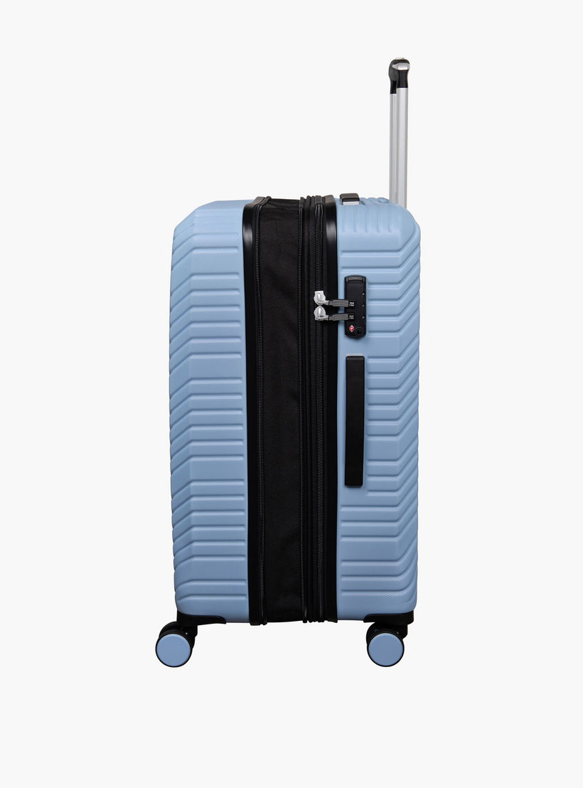 شنطة أمتعة ترولي صلبة بارزة الملمس بمقبض قابل للسحب من آي تي - 24 بوصة للطائرة-travel-luggagesandbags-luggage-image-3