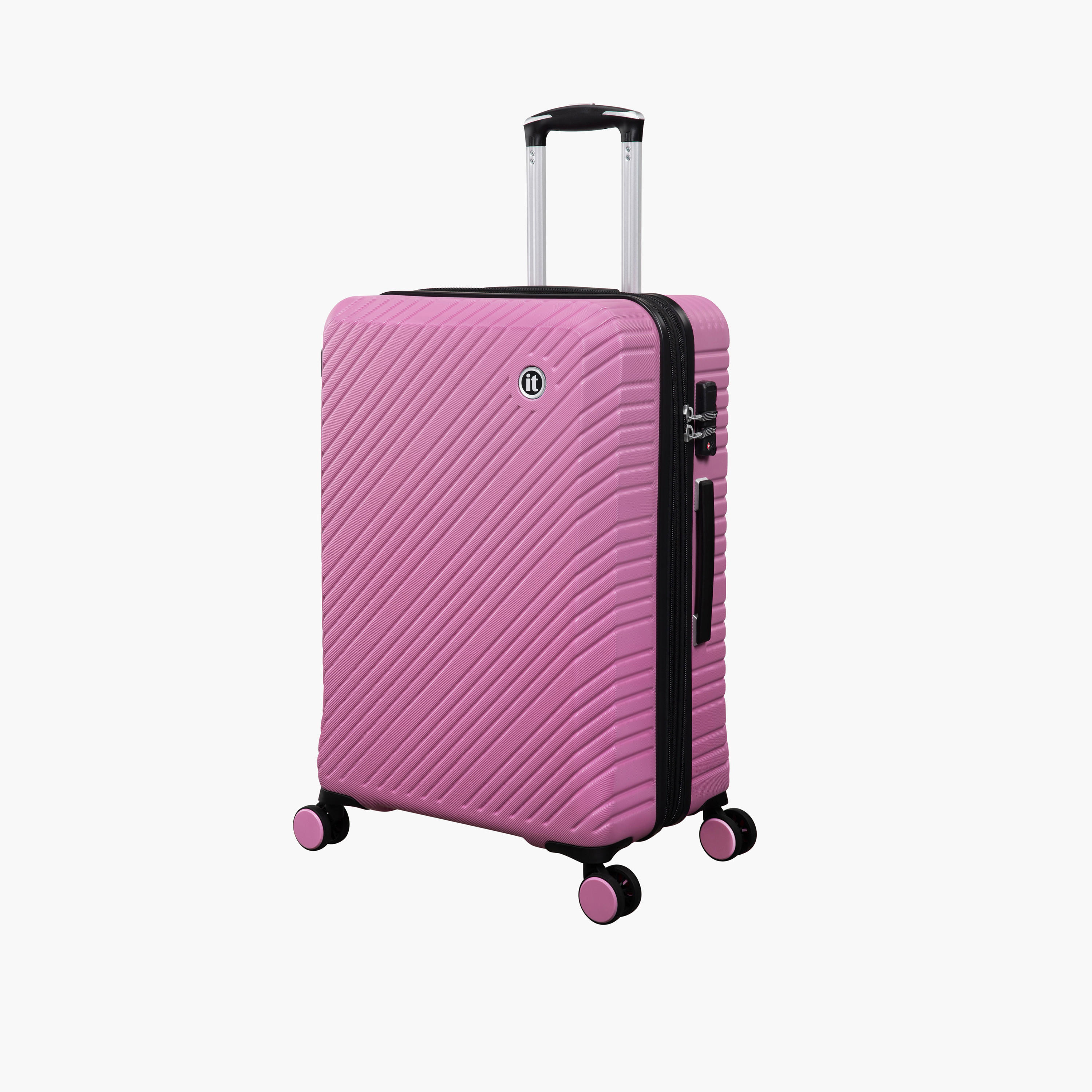 شنطة أمتعة ترولي صلبة بارزة الملمس بمقبض قابل للسحب من آي تي - 24 بوصة للطائرة-travel-luggagesandbags-luggage-image-2