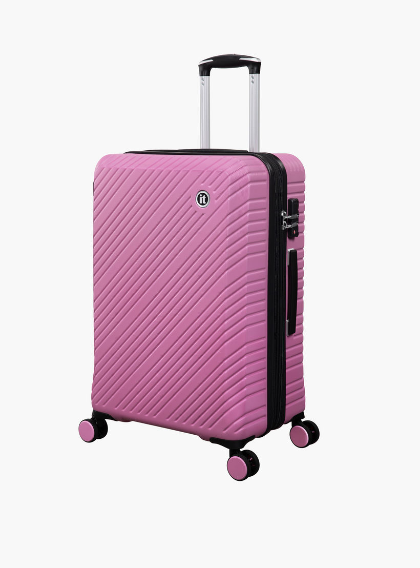 شنطة أمتعة ترولي صلبة بارزة الملمس بمقبض قابل للسحب من آي تي - 24 بوصة للطائرة-travel-luggagesandbags-luggage-image-2