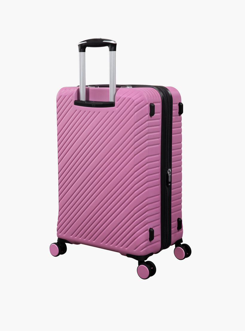 شنطة أمتعة ترولي صلبة بارزة الملمس بمقبض قابل للسحب من آي تي - 24 بوصة للطائرة-travel-luggagesandbags-luggage-image-3