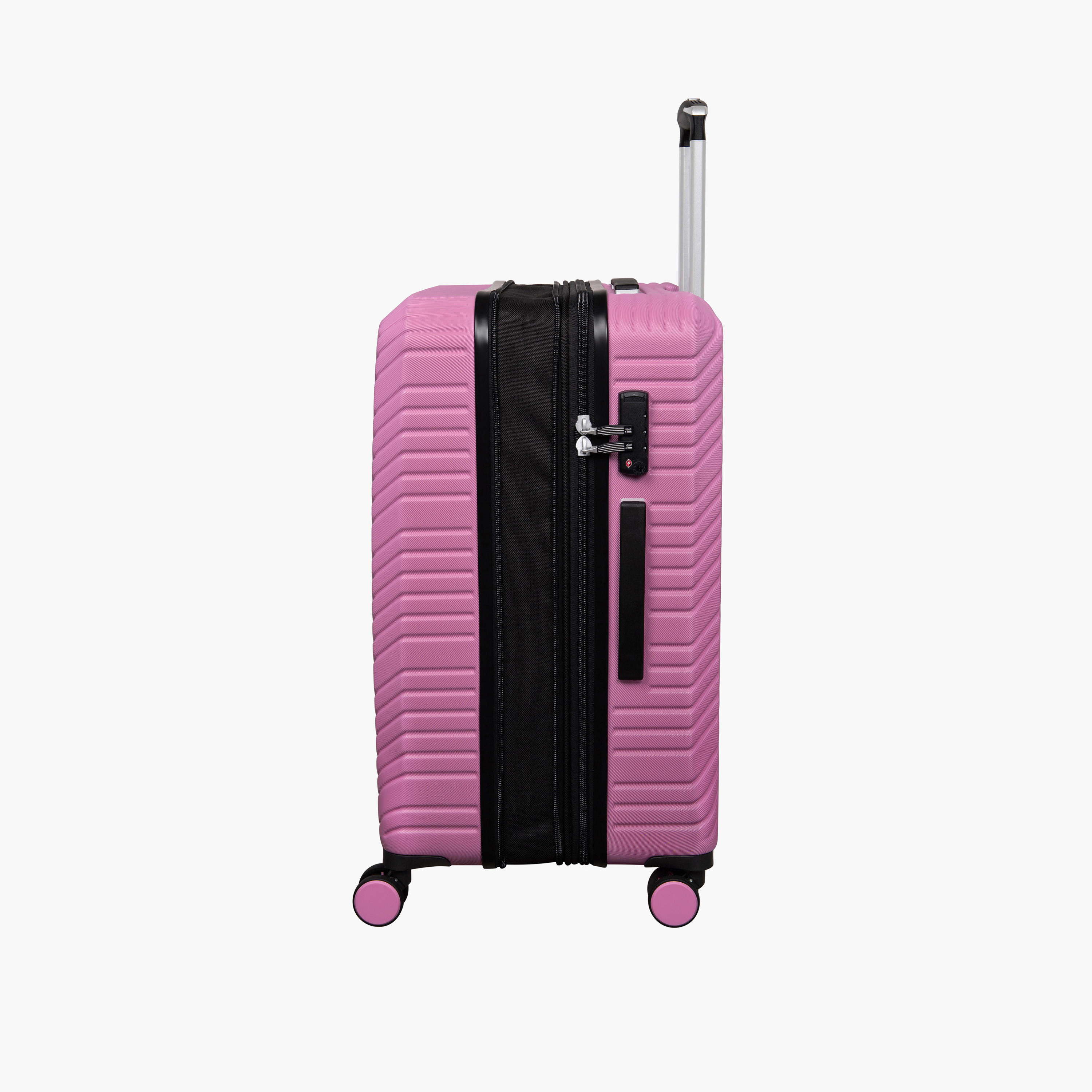 شنطة أمتعة ترولي صلبة بارزة الملمس بمقبض قابل للسحب من آي تي - 24 بوصة للطائرة-travel-luggagesandbags-luggage-image-4