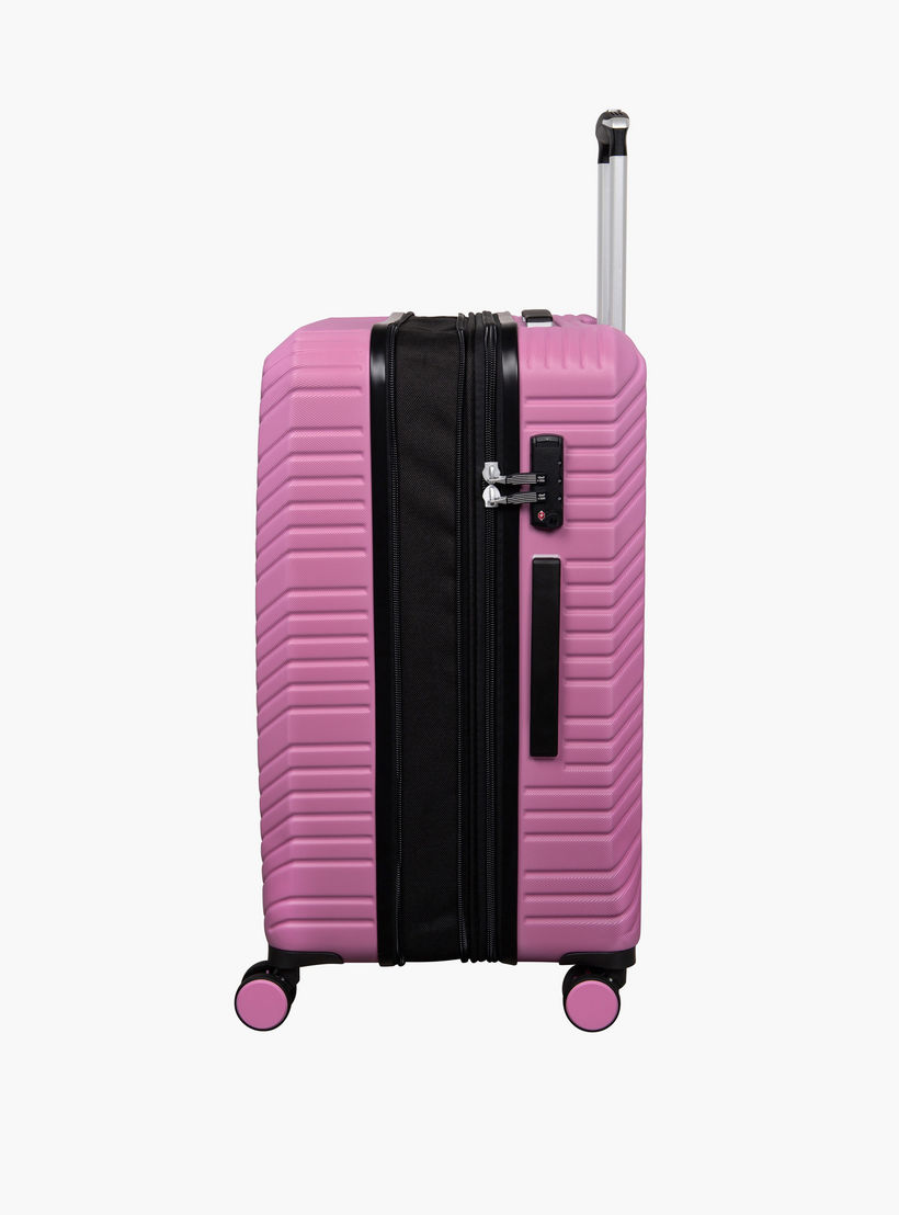شنطة أمتعة ترولي صلبة بارزة الملمس بمقبض قابل للسحب من آي تي - 24 بوصة للطائرة-travel-luggagesandbags-luggage-image-4