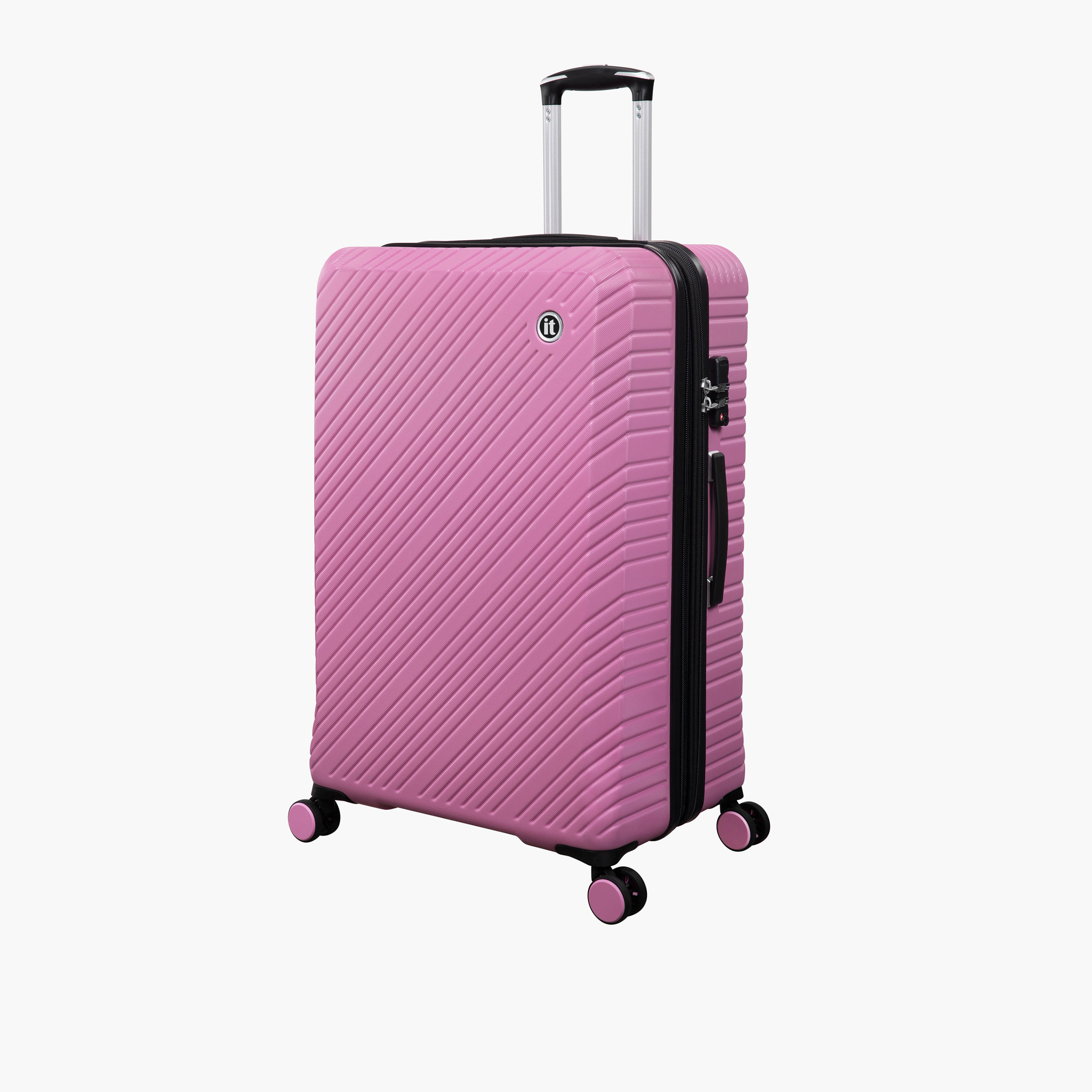 IT Textured Hardcase Trolley Bag with Retractable Handle - 28 Inches Check-in Bag-travel-luggagesandbags-luggage-image-2