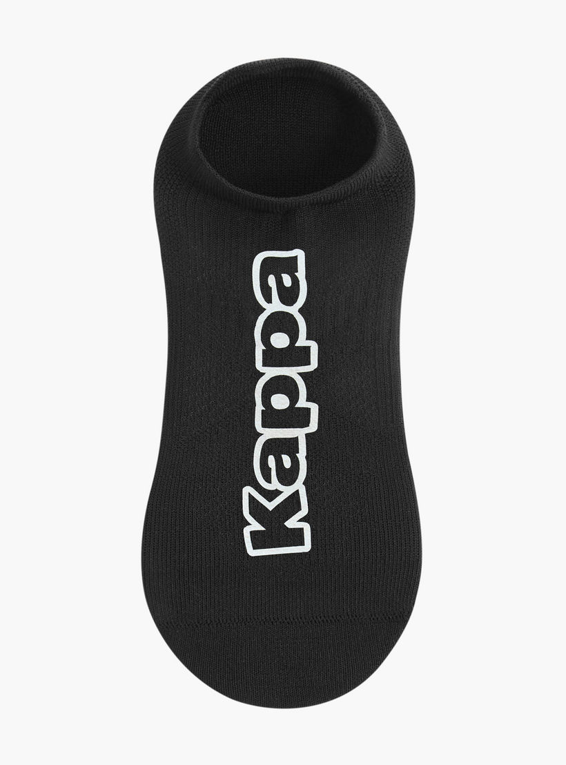 Kappa Logo Print Trainer Socks - Set of 3-women-socksandstockings-image-2