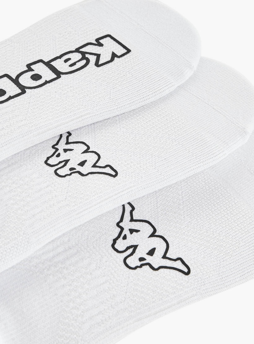 طقم جوارب تدريب دون تيري 3 أزواج بطبعات الشعار من كابا-men-socks-image-3