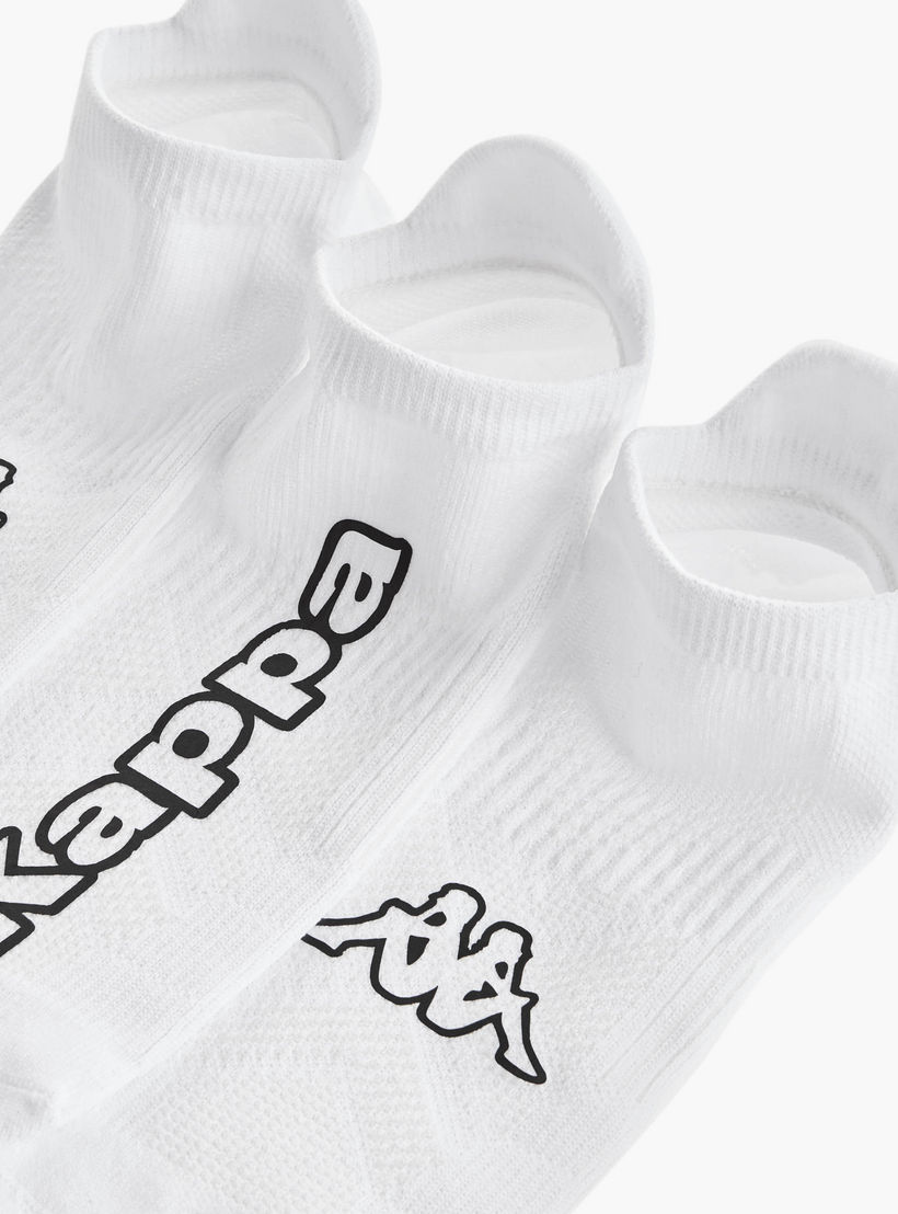طقم جوارب تدريب دون تيري 3 أزواج بطبعات الشعار من كابا-men-socks-image-4