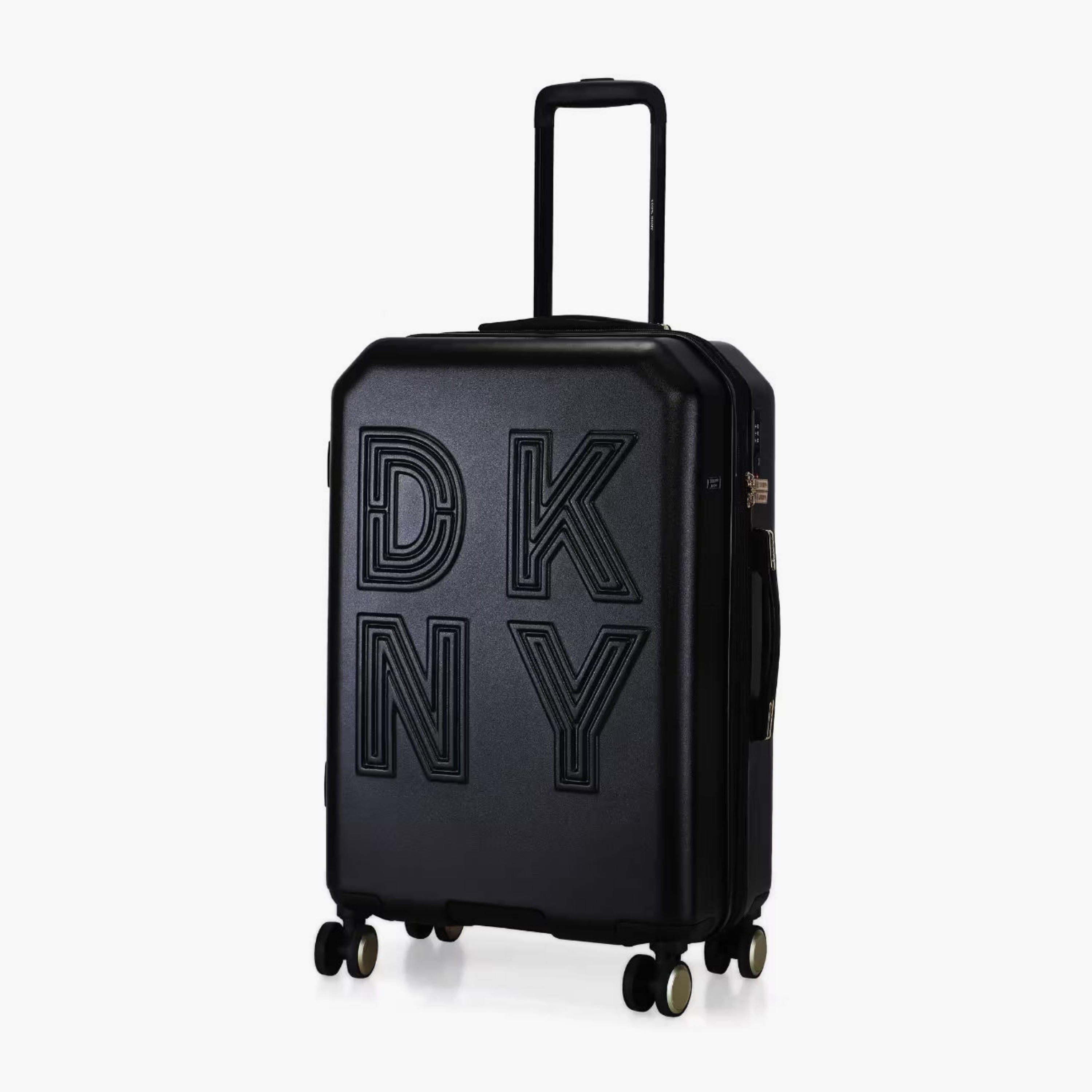 شنطة سفر ترولي صلبة بارزة الملمس بمقبض قابل للسحب من دي كي إن واي-travel-luggagesandbags-luggage-image-1