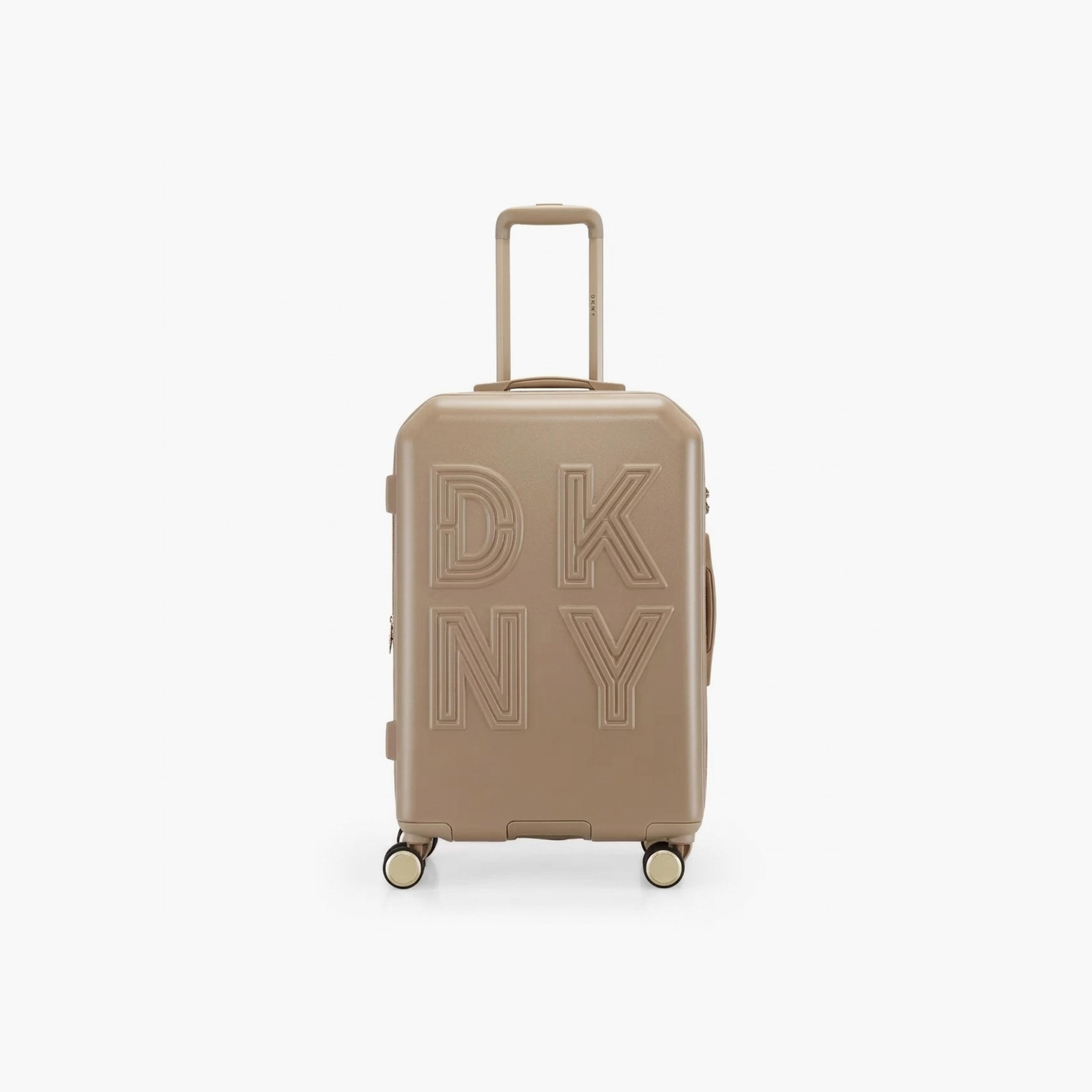 شنطة سفر ترولي صلبة بارزة الملمس بمقبض قابل للسحب من دي كي إن واي-travel-luggagesandbags-luggage-image-1