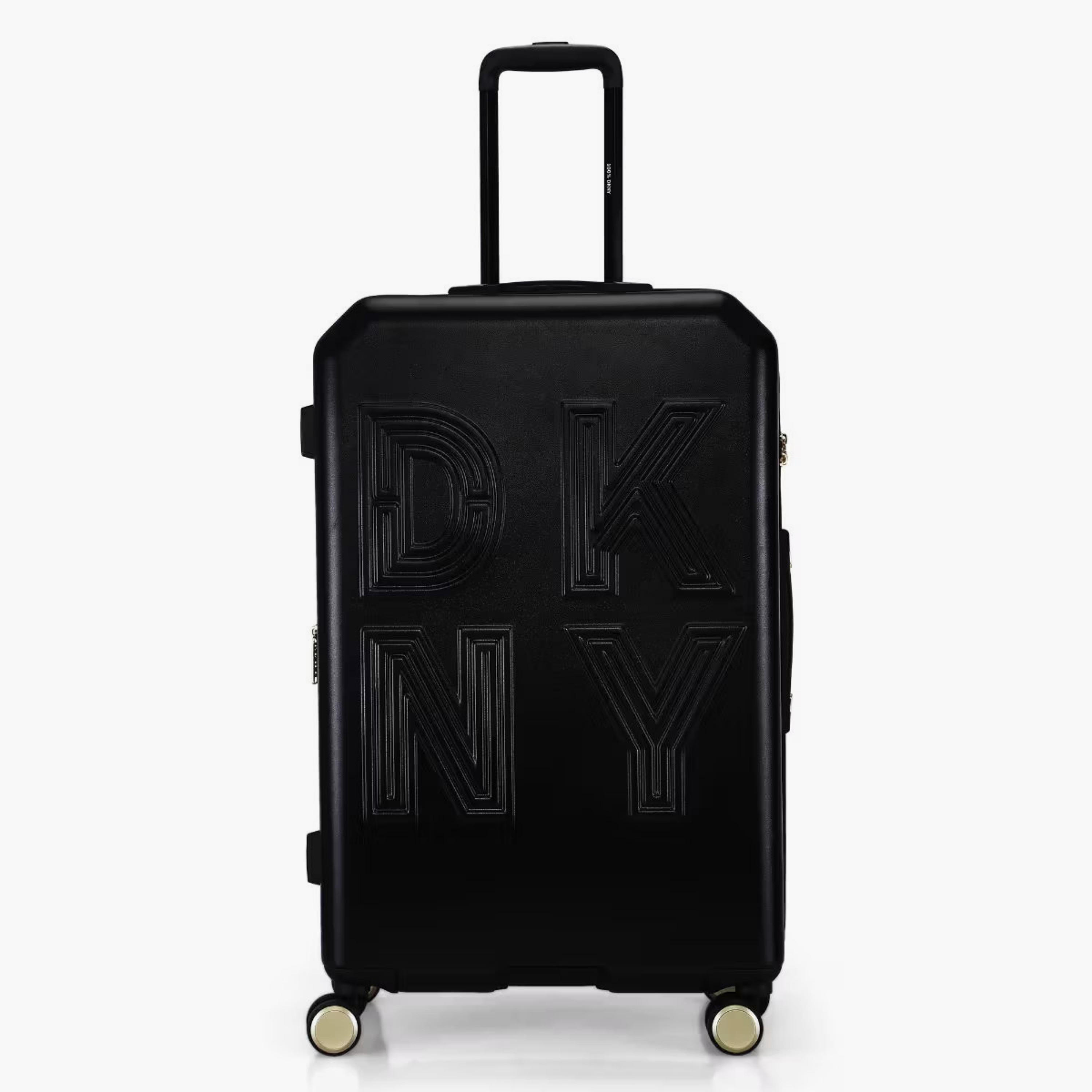 DKNY Textured Hardcase Luggage Trolley with Retractable Handle-travel-luggagesandbags-luggage-image-2