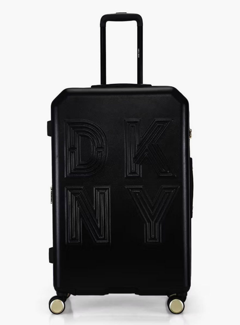 DKNY Textured Hardcase Luggage Trolley with Retractable Handle-travel-luggagesandbags-luggage-image-2