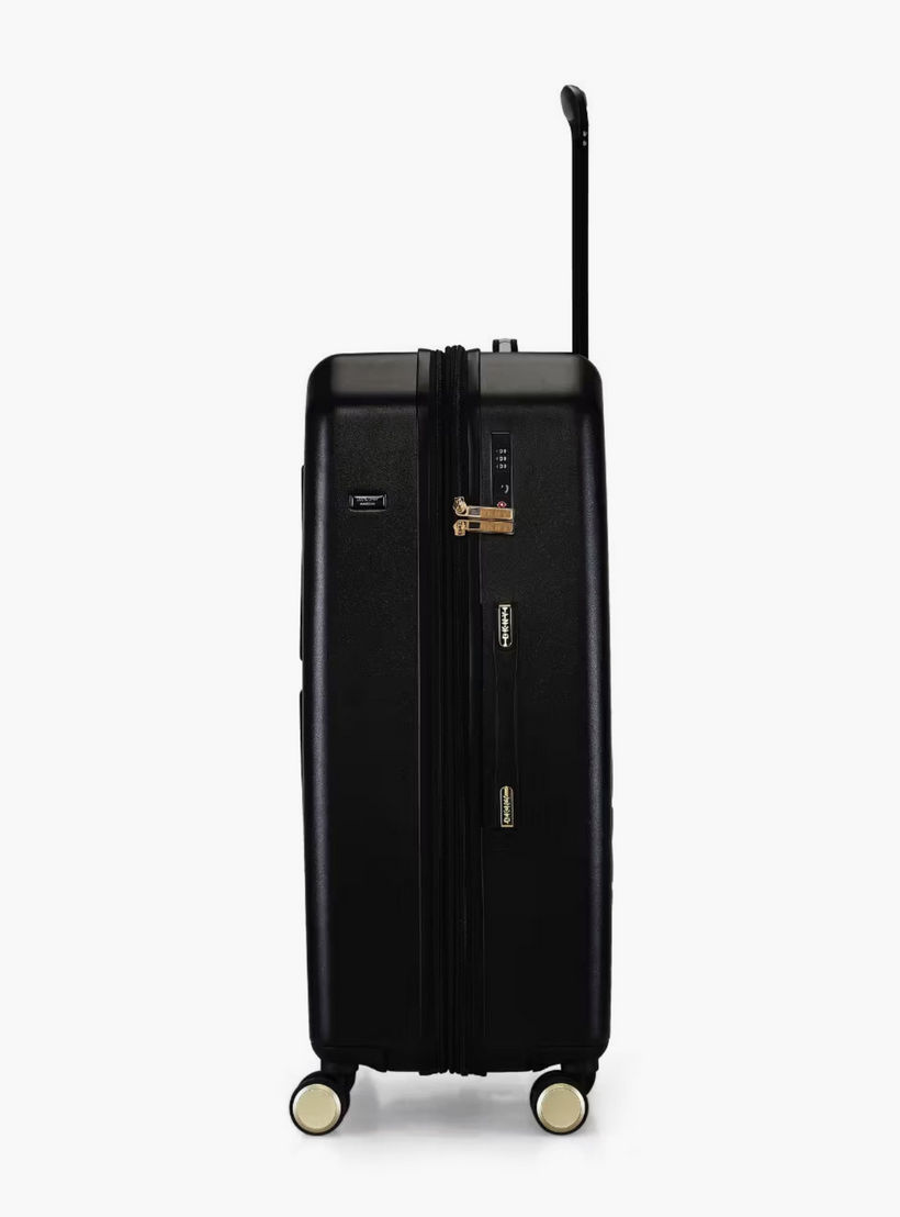 DKNY Textured Hardcase Luggage Trolley with Retractable Handle-travel-luggagesandbags-luggage-image-4