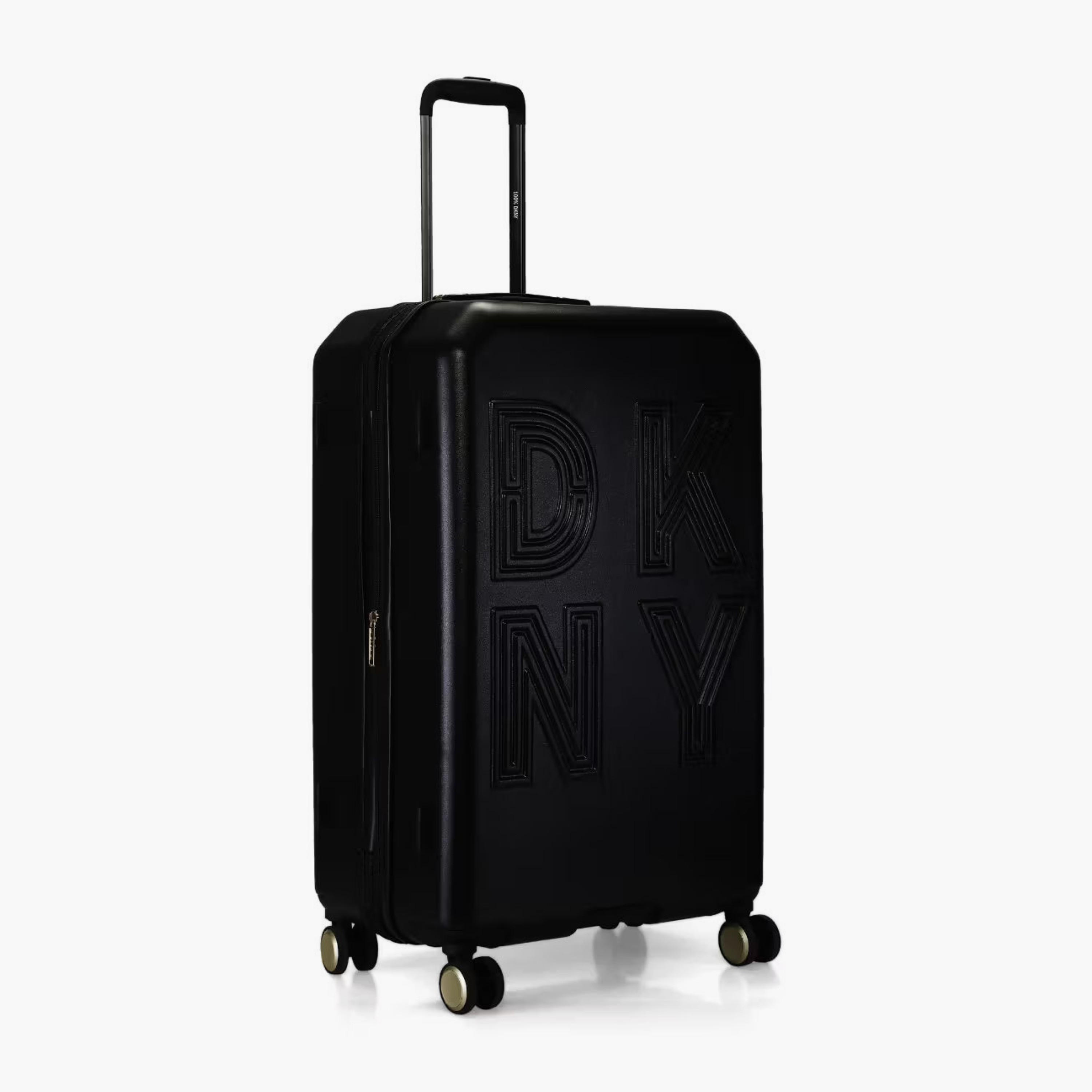 DKNY Textured Hardcase Luggage Trolley with Retractable Handle-travel-luggagesandbags-luggage-image-7