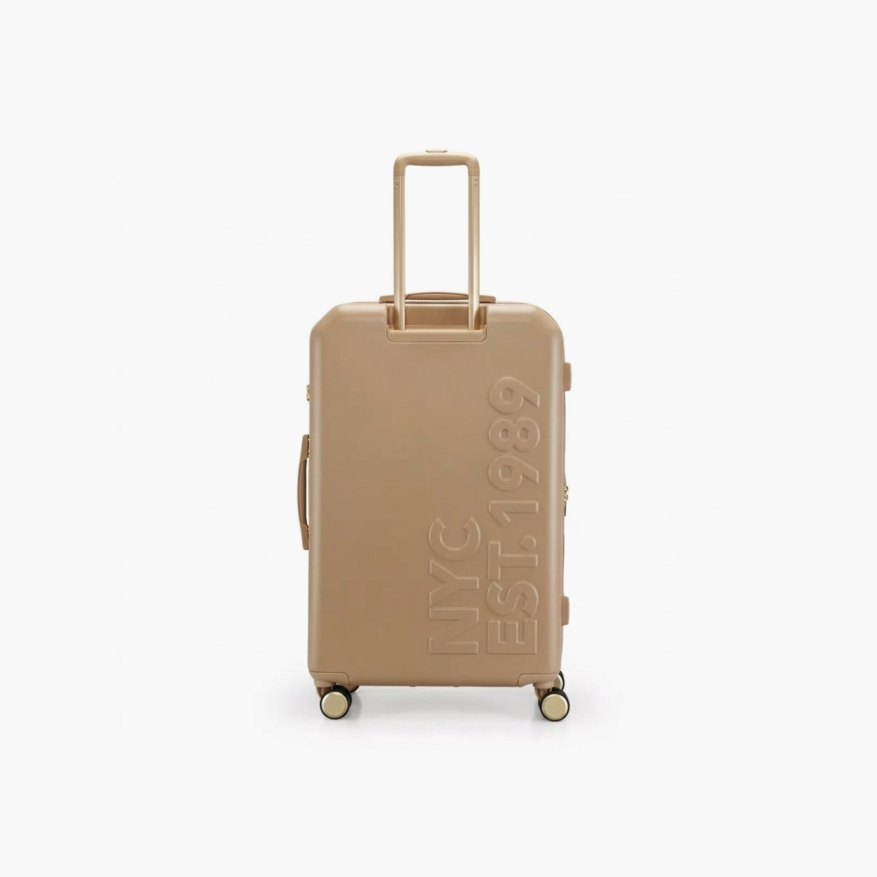 DKNY Textured Hardcase Luggage Trolley with Retractable Handle-travel-luggagesandbags-luggage-image-2