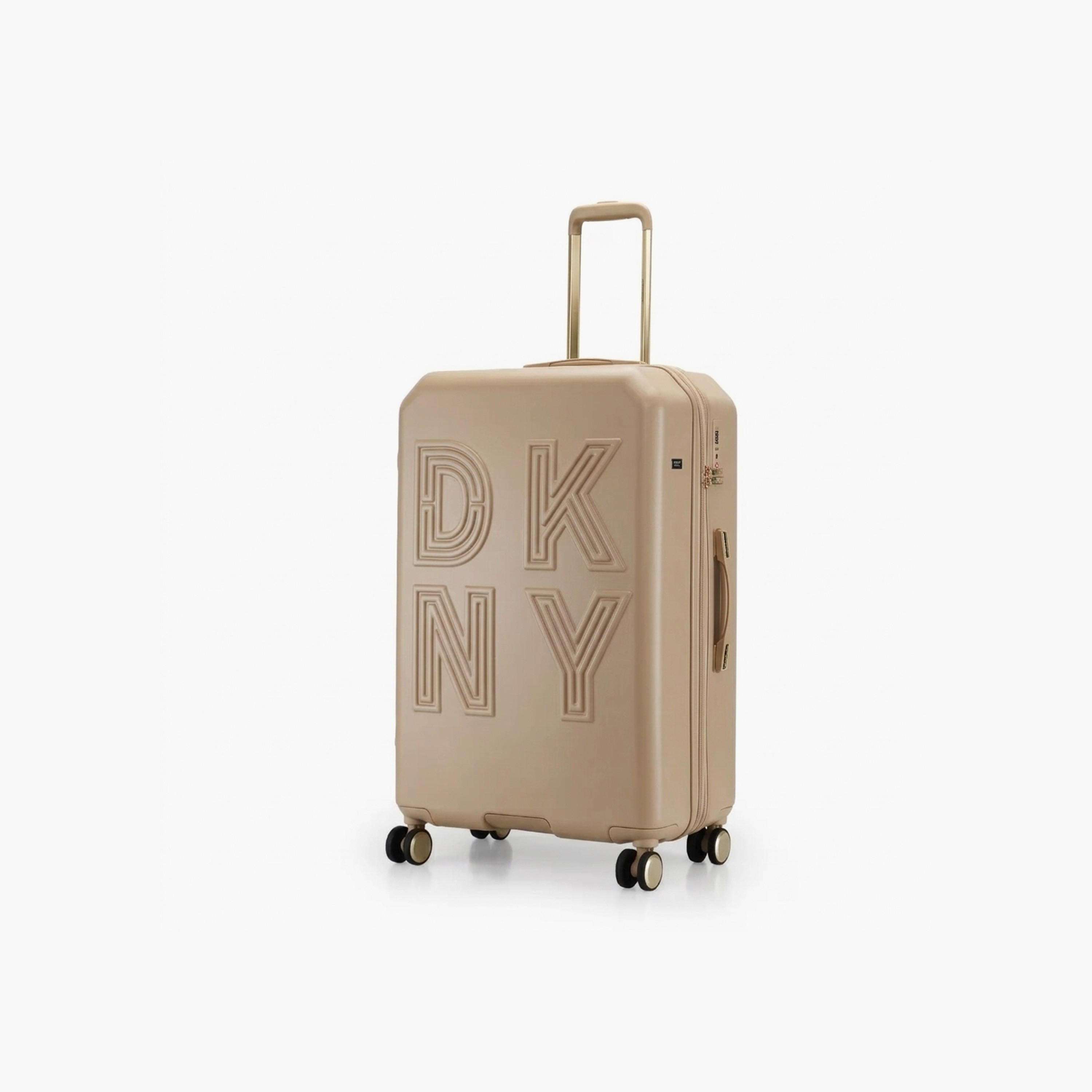 DKNY Textured Hardcase Luggage Trolley with Retractable Handle-travel-luggagesandbags-luggage-image-3