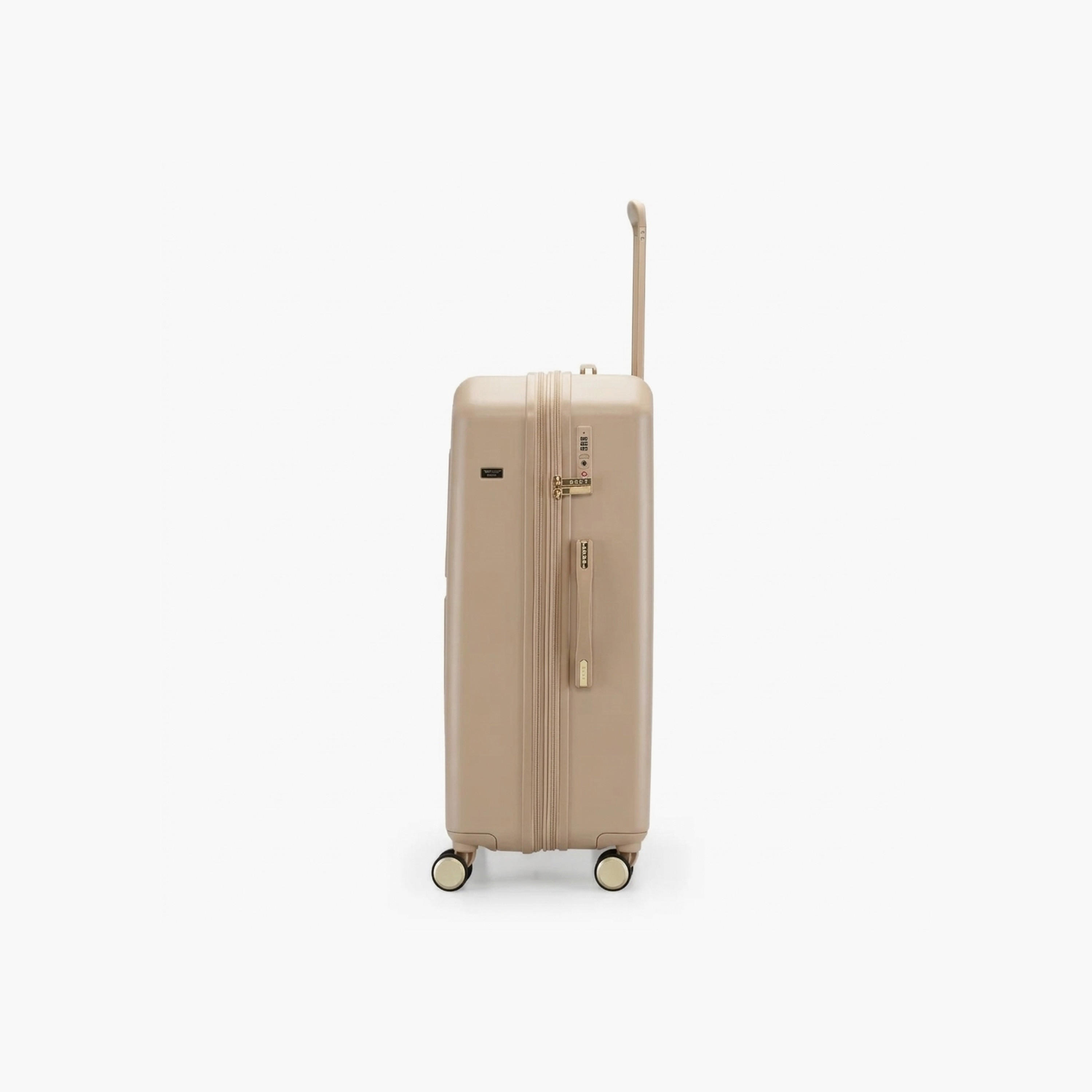 DKNY Textured Hardcase Luggage Trolley with Retractable Handle-travel-luggagesandbags-luggage-image-4