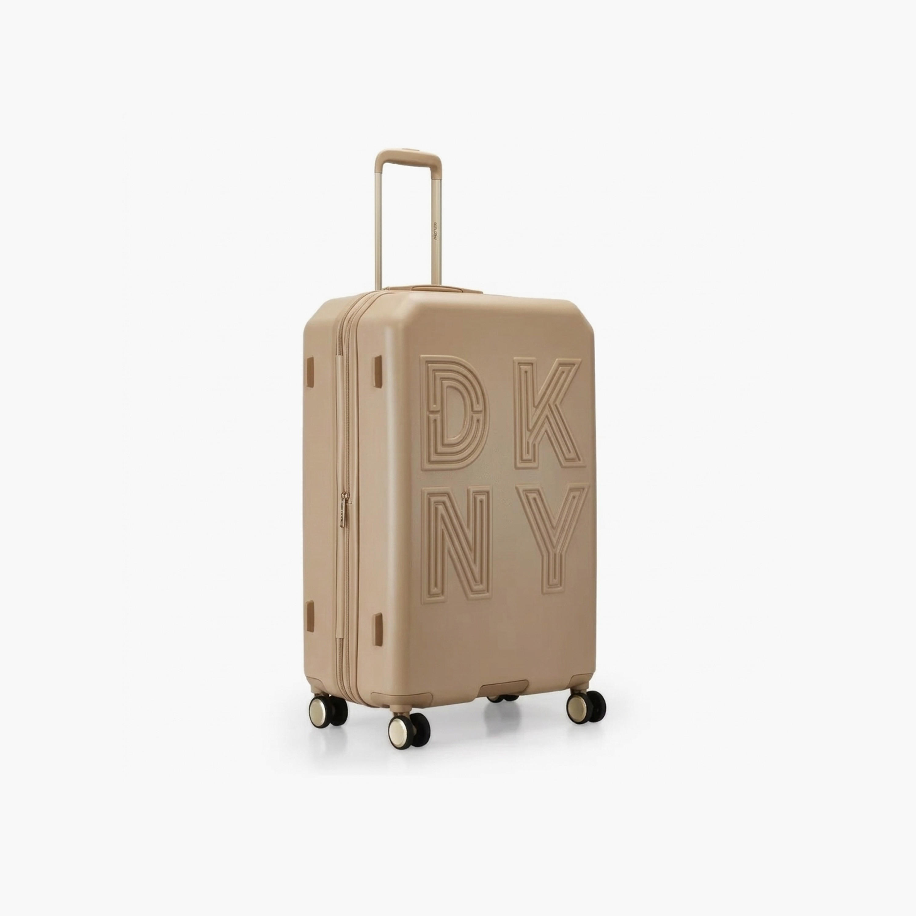 DKNY Textured Hardcase Luggage Trolley with Retractable Handle-travel-luggagesandbags-luggage-image-5