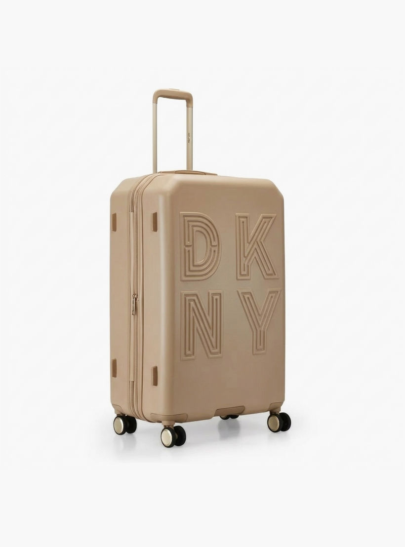 DKNY Textured Hardcase Luggage Trolley with Retractable Handle-travel-luggagesandbags-luggage-image-5