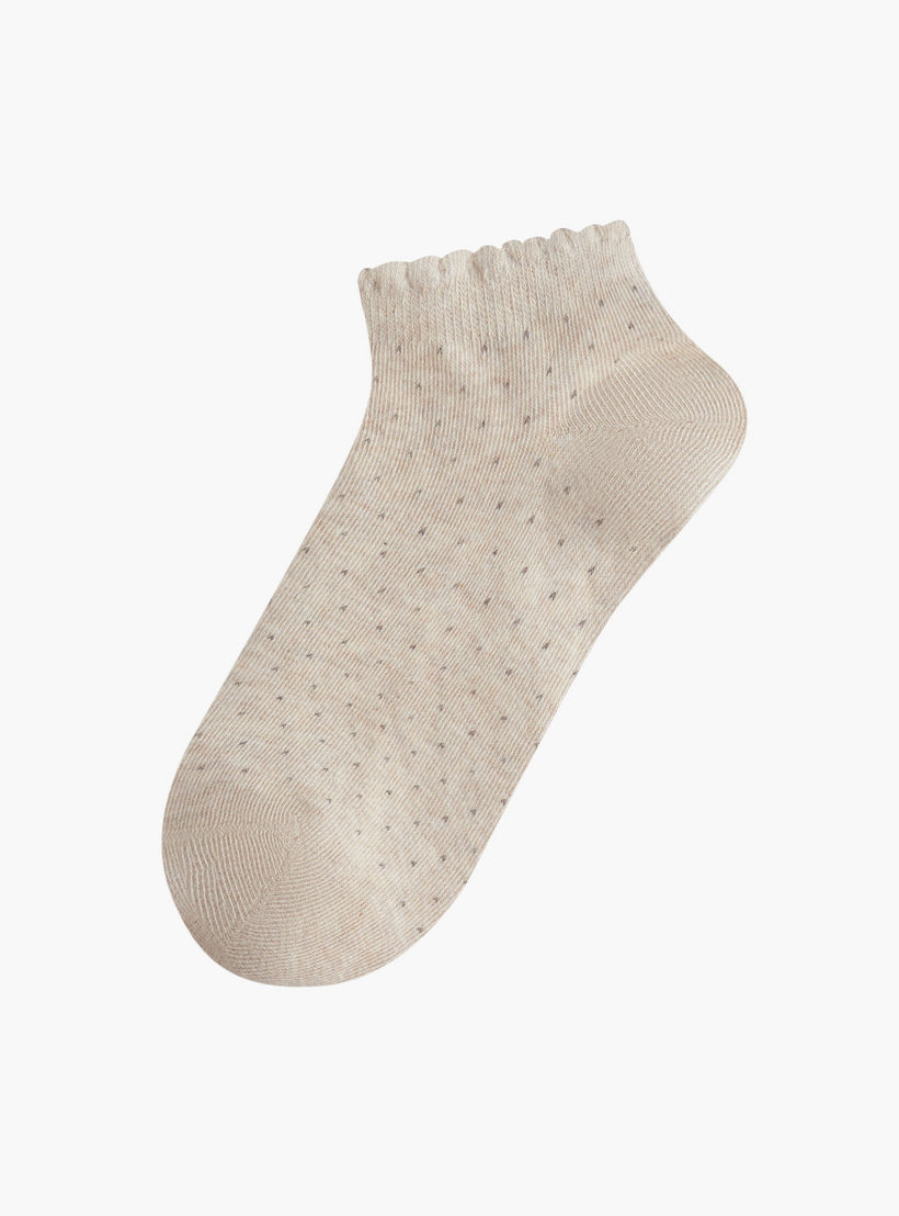 Flora Bella Assorted Ankle Length Socks - Set of 5-women-socksandstockings-image-2