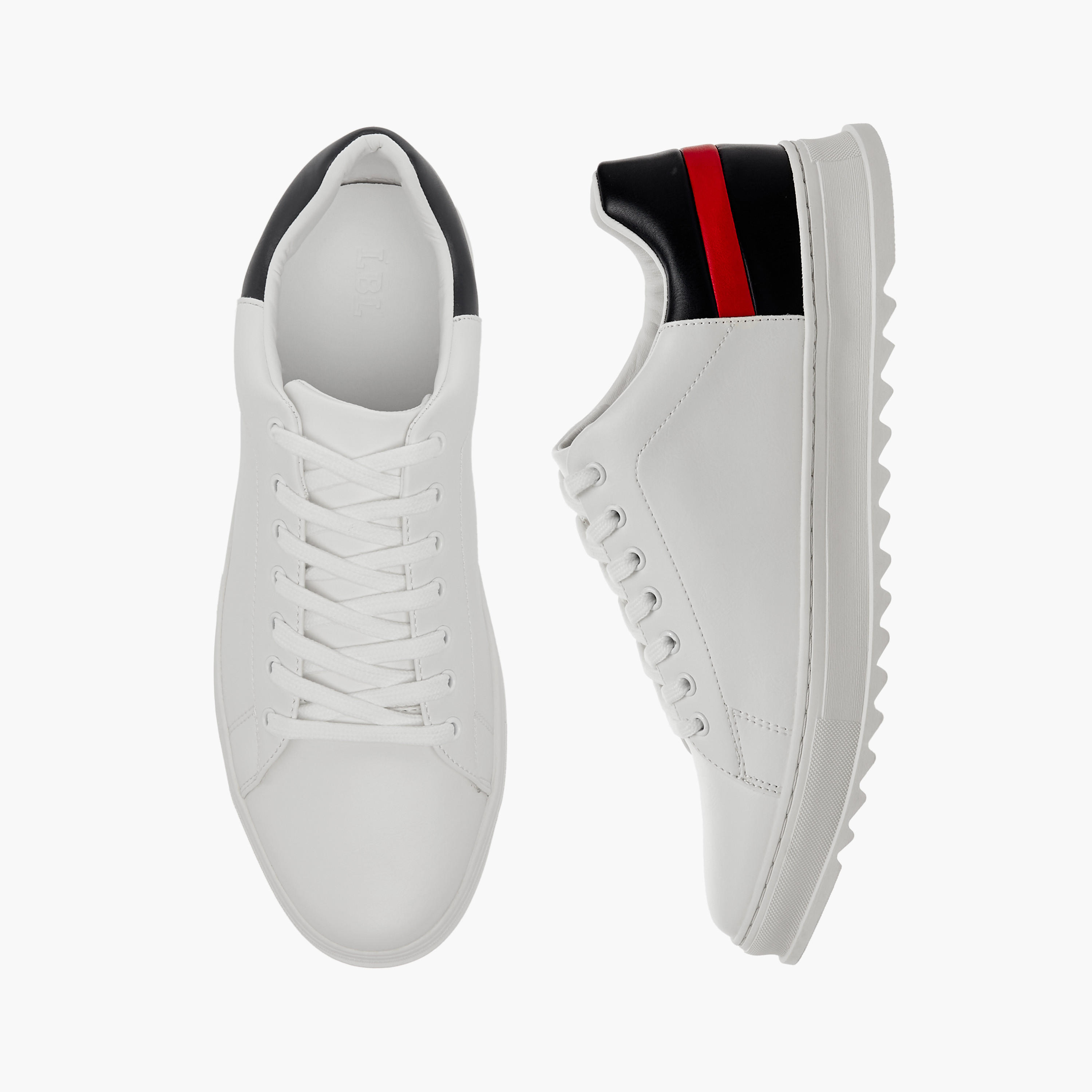 حذاء سنيكرز سادة برباط من إل بي إل من شو إكسبرس-men-shoes-sneakers-image-1