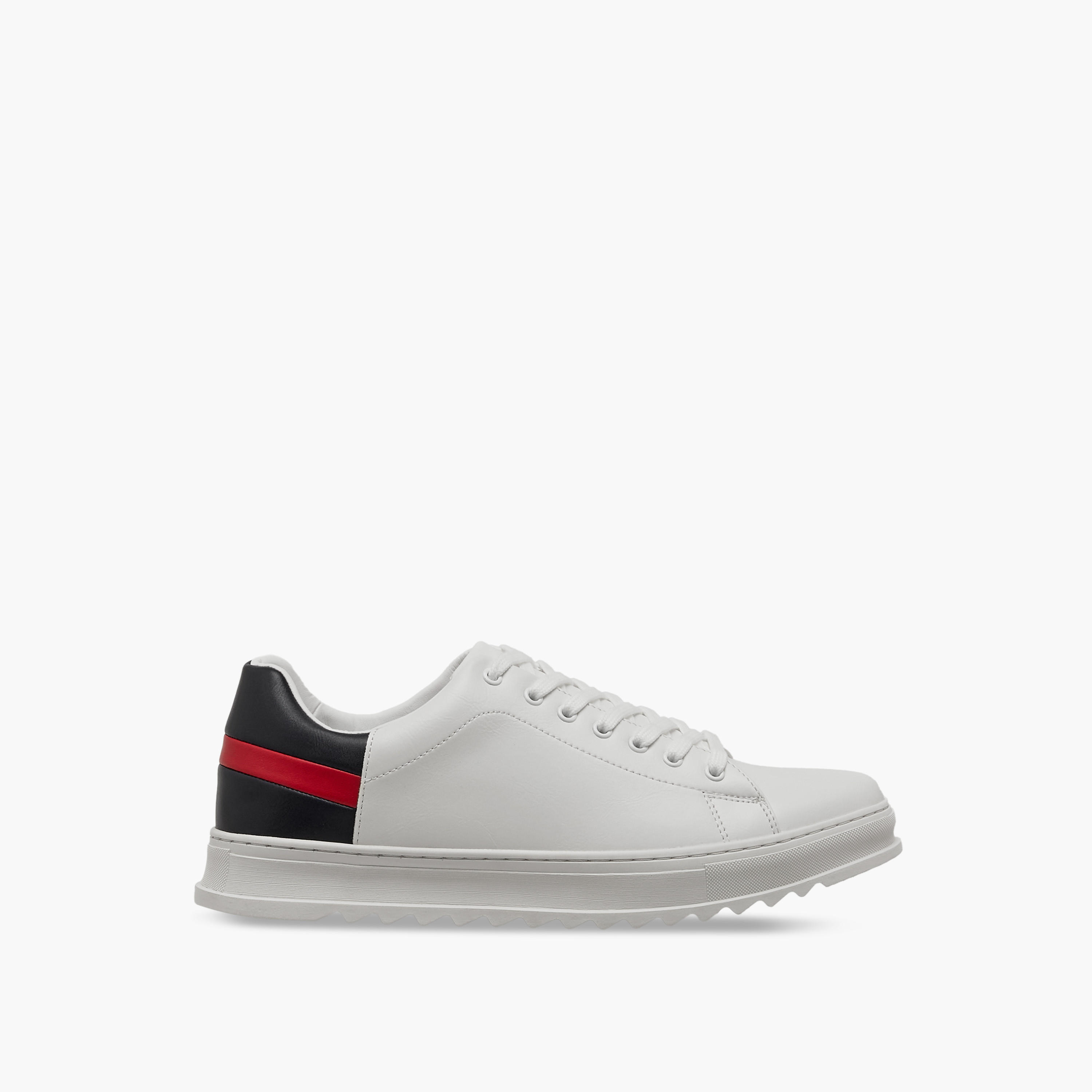 حذاء سنيكرز سادة برباط من إل بي إل من شو إكسبرس-men-shoes-sneakers-image-3