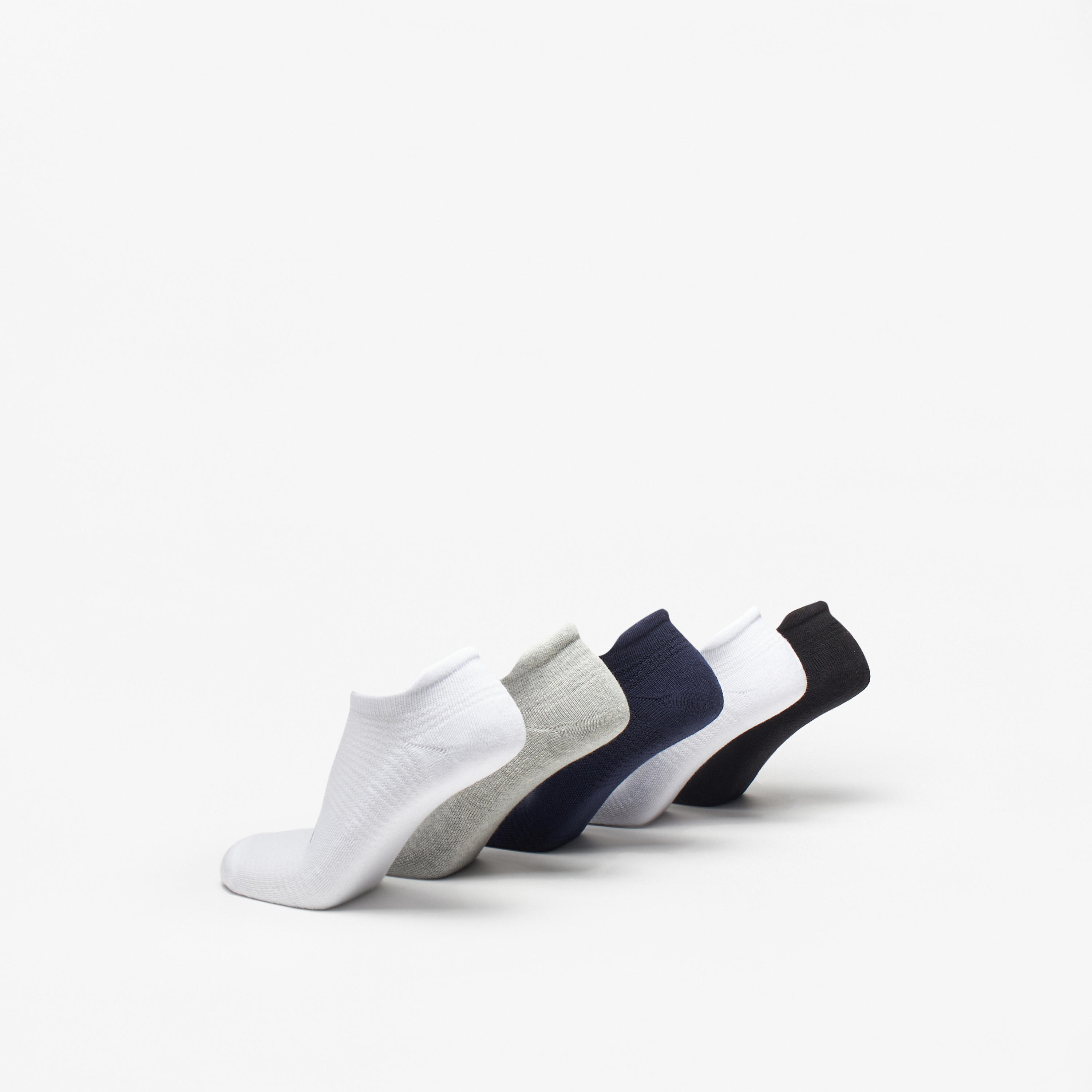 Kappa Logo Detail Ankle Length Cushioned Sports Socks - Set of 5-men-socks-image-3