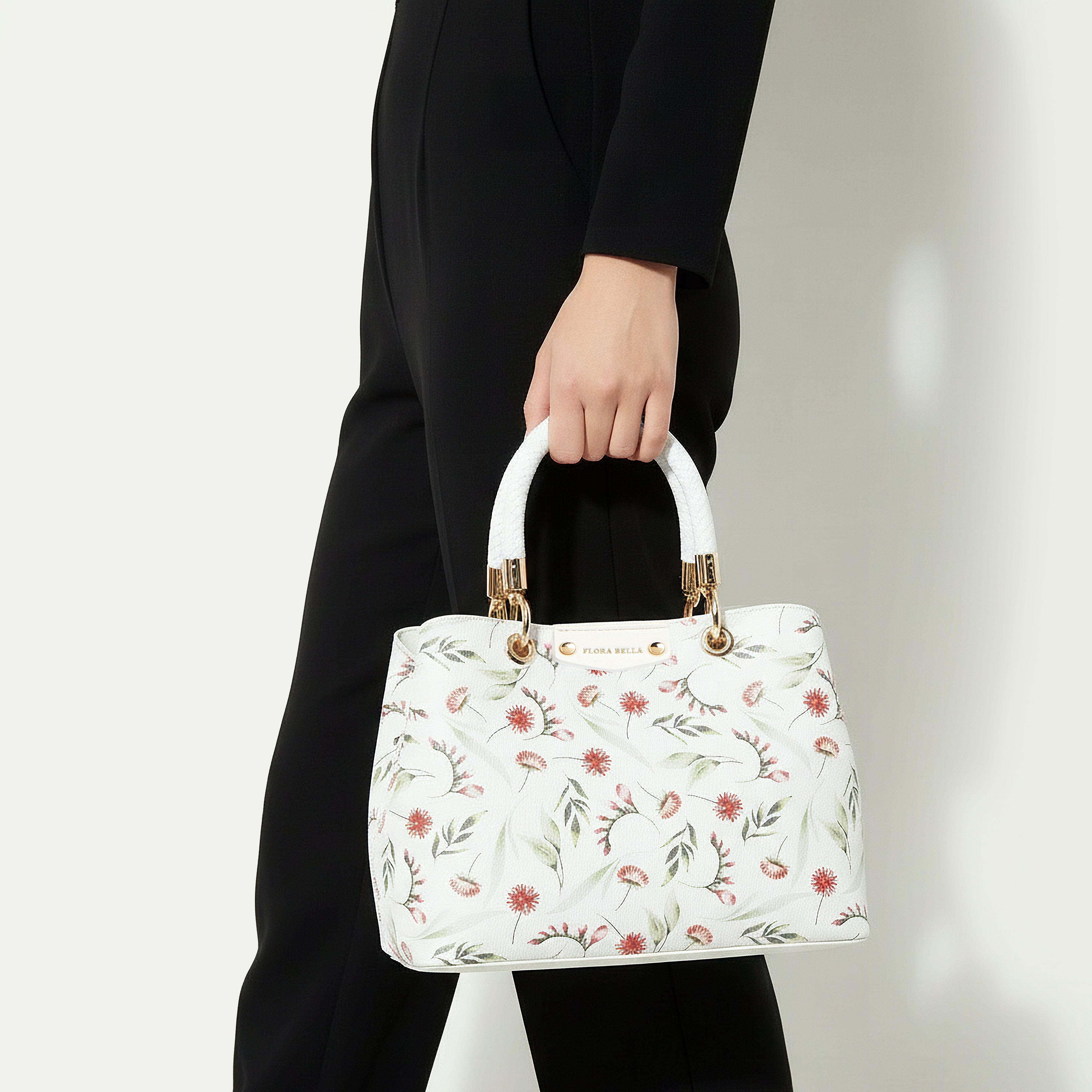 شنطة توت بطبعات زهرية ومقبض مزدوج من فلورا بيلا-women-bagsandwallets-handbags-image-2