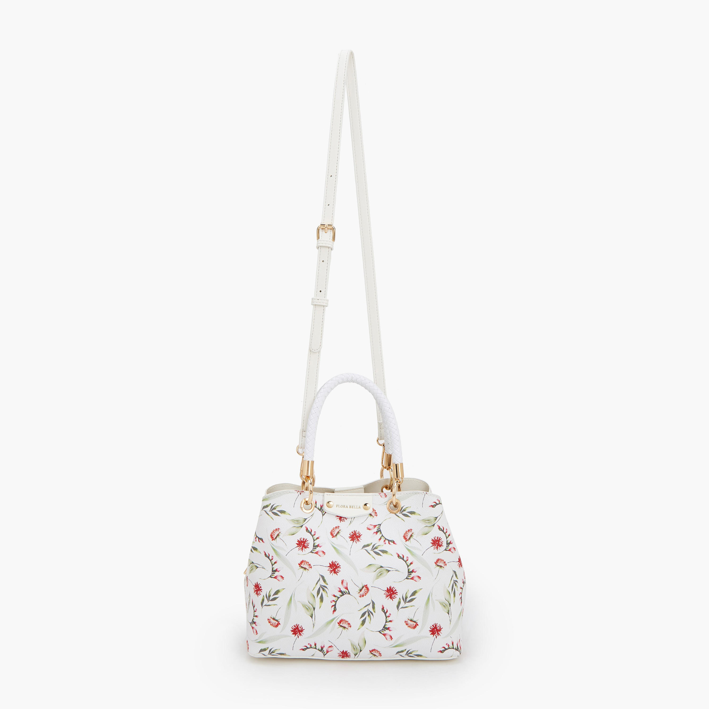 شنطة توت بطبعات زهرية ومقبض مزدوج من فلورا بيلا-women-bagsandwallets-handbags-image-3