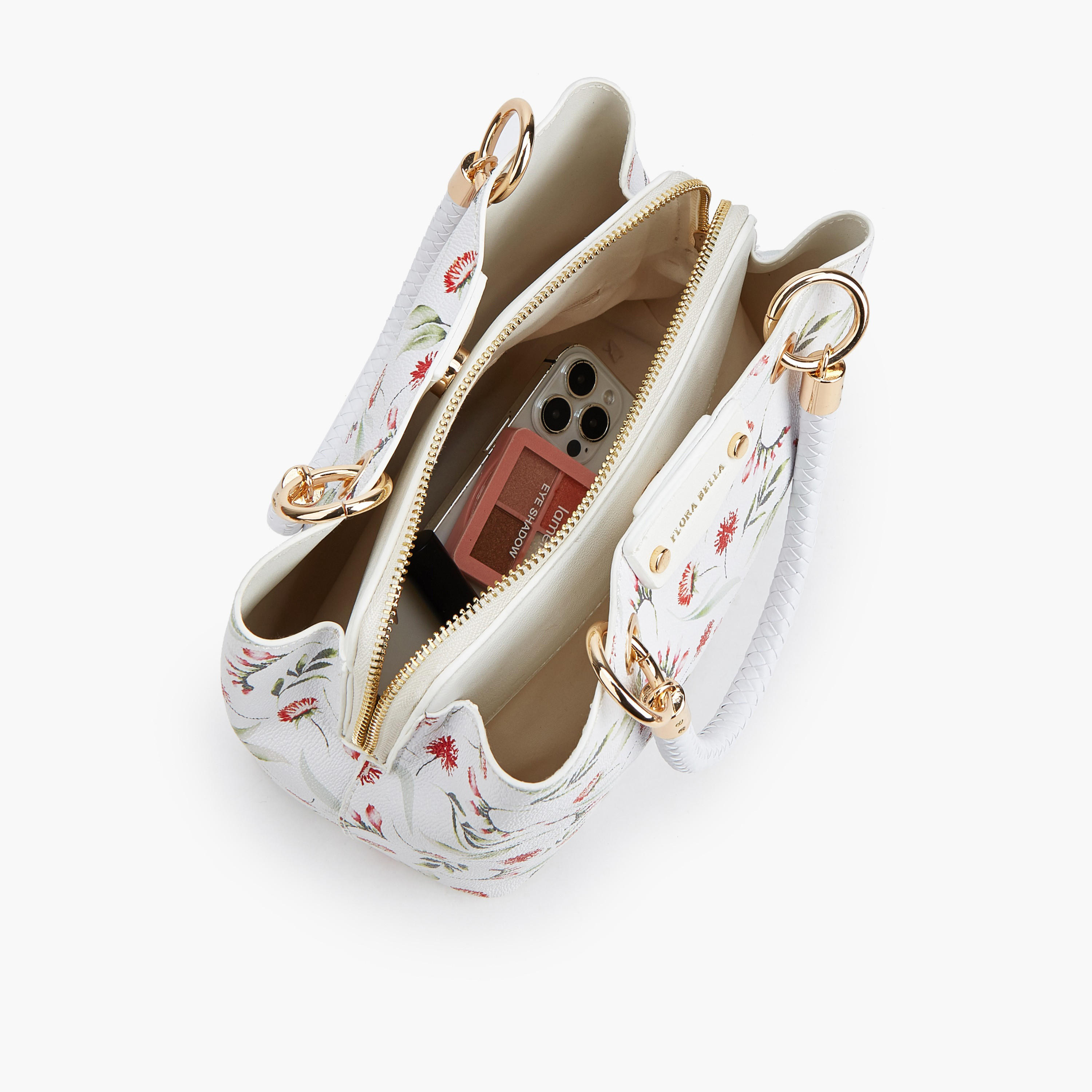 شنطة توت بطبعات زهرية ومقبض مزدوج من فلورا بيلا-women-bagsandwallets-handbags-image-9