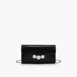 شنطة كلاتش مزيّنة مع حزام سلسلة من فلورا بيلا-women-bagsandwallets-handbags-image-1