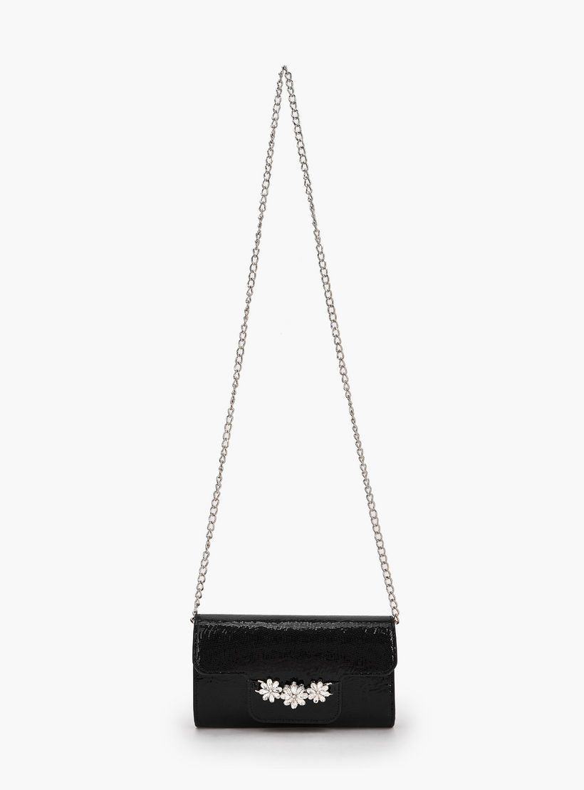 شنطة كلاتش مزيّنة مع حزام سلسلة من فلورا بيلا-women-bagsandwallets-handbags-image-2
