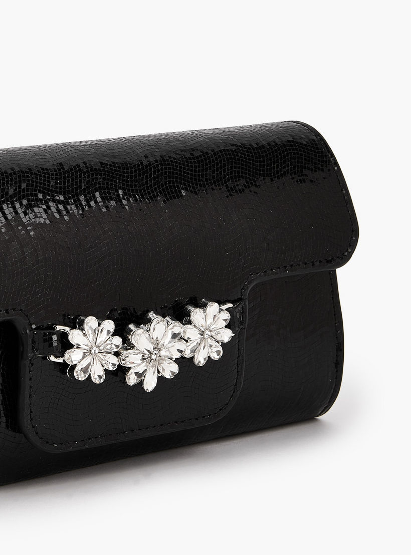 شنطة كلاتش مزيّنة مع حزام سلسلة من فلورا بيلا-women-bagsandwallets-handbags-image-4