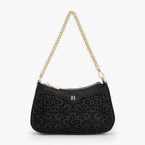 Flora Bella Laser Cut Shoulder Bag with Zip Closure-women-image-1