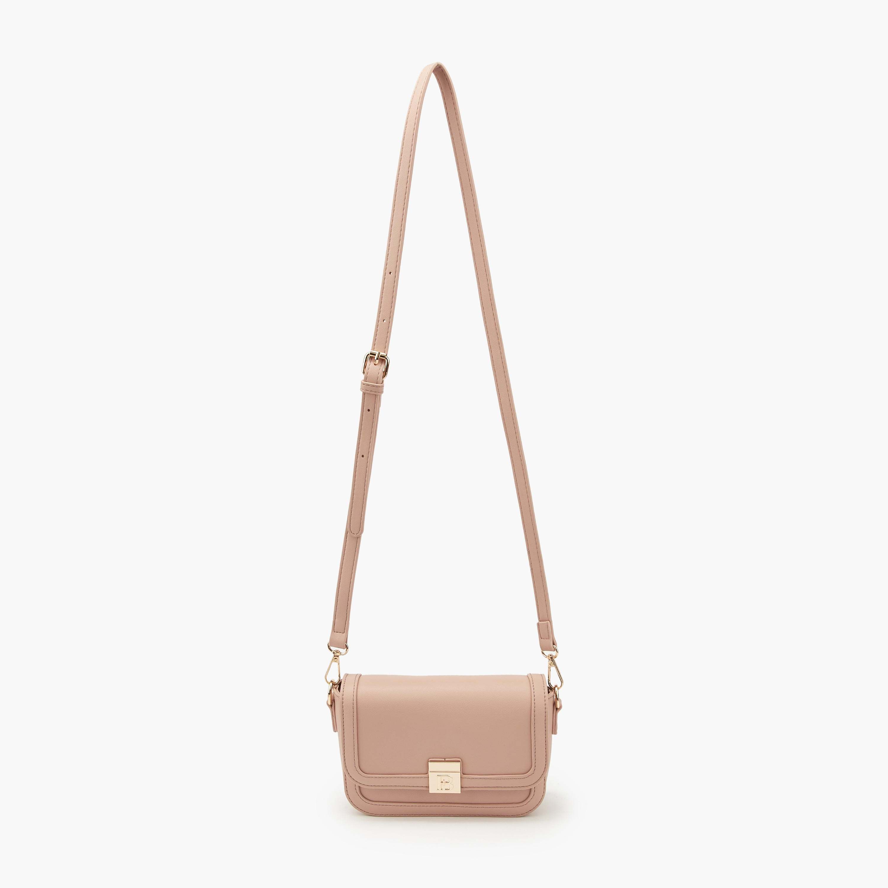 Flora Bella Solid Crossbody Bag with Detachable Strap-women-bagsandwallets-handbags-image-2